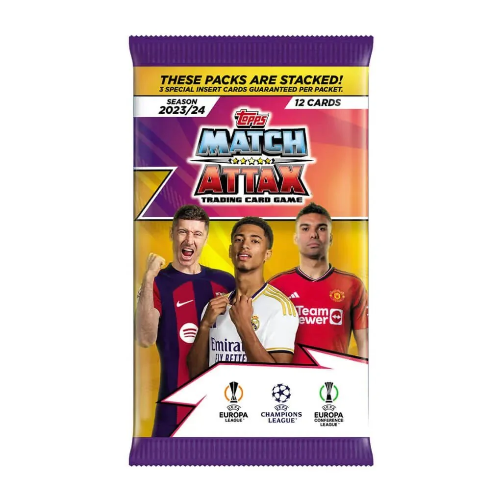 2023-24 Topps Match Attax UEFA Champions League Cards BOX (24 Packs Each) - Image 3