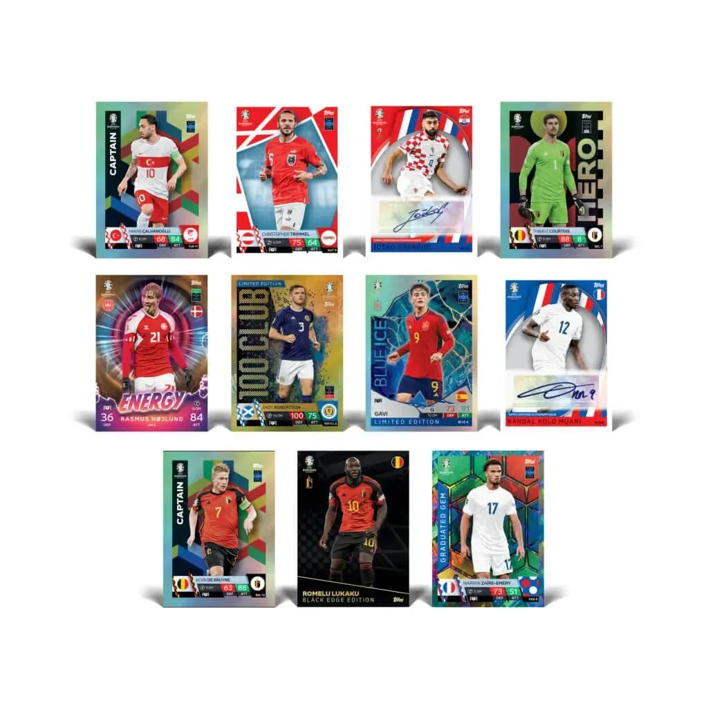 2024 Topps Match Attax UEFA Euro Cards BOX (36 Packs Each) - Image 3