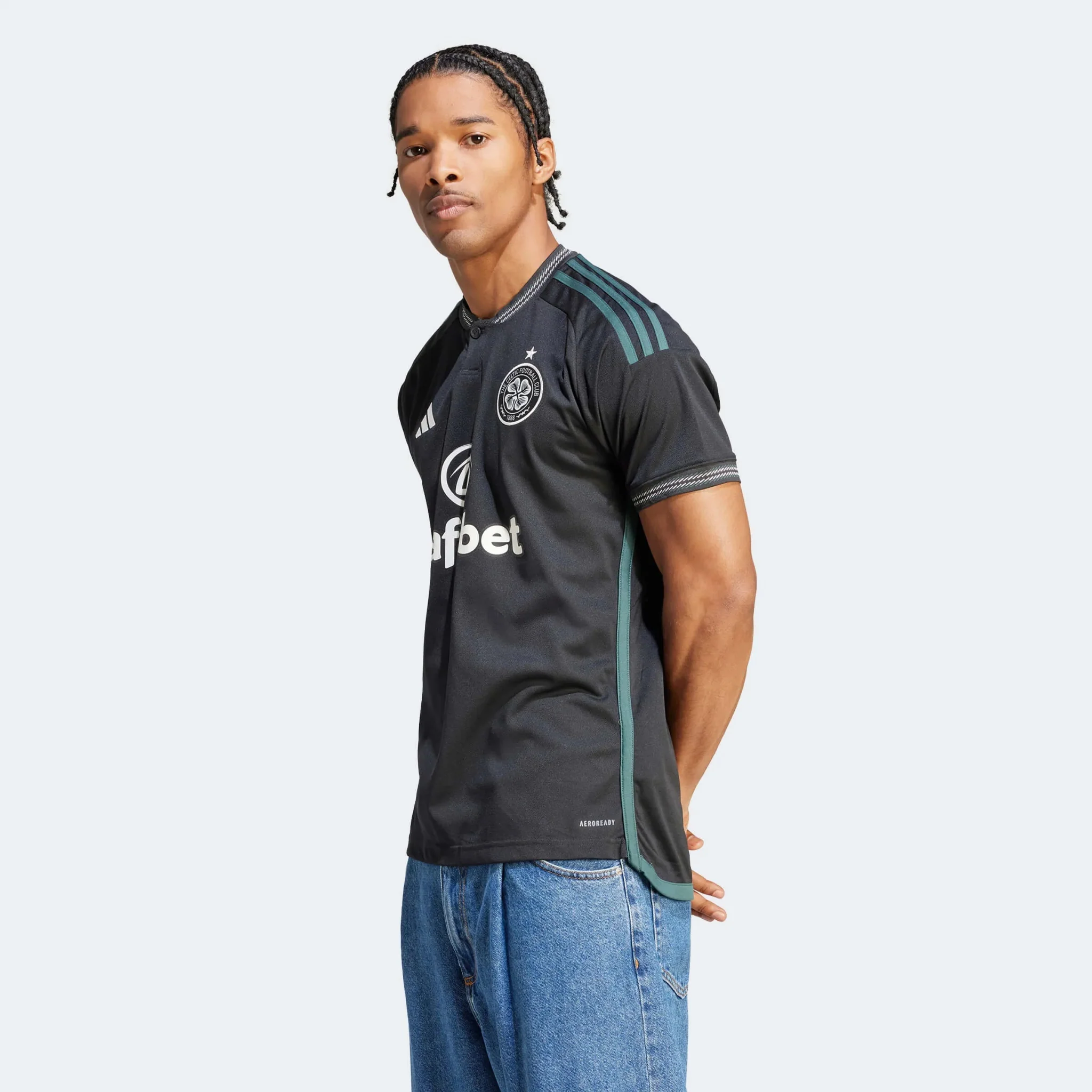 addias 2023-24 Celtic Men's Stadium Away Jersey - Image 3