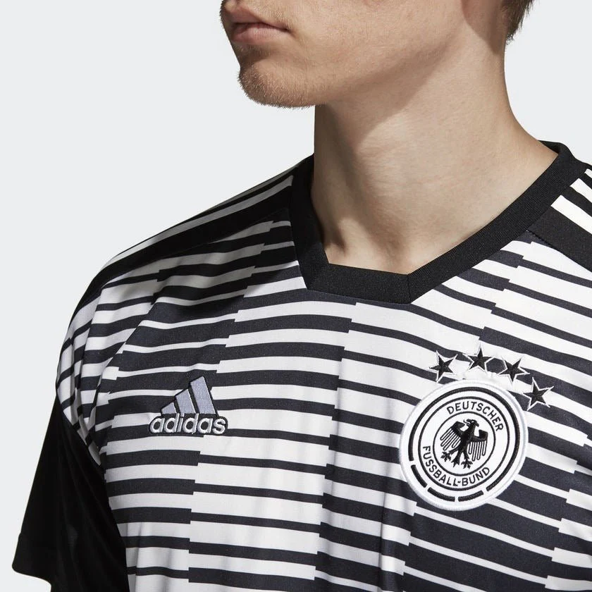 adidas 2018-2019 Germany Pre-Match Jersey - Black/White - Image 3