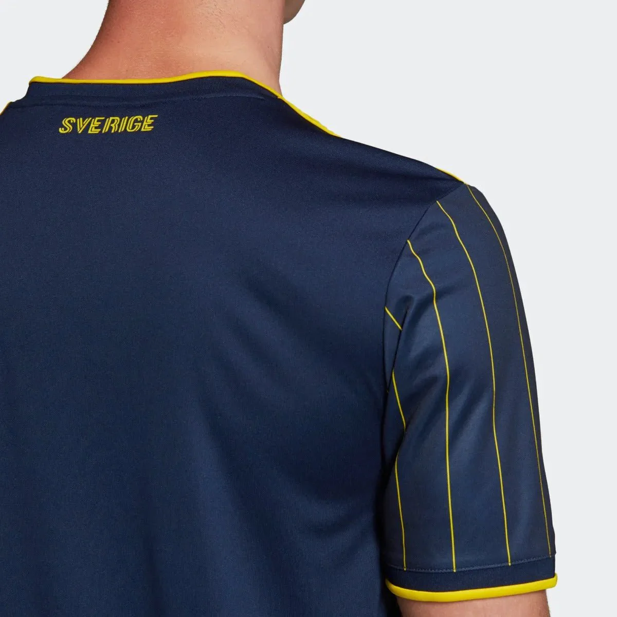 adidas 2020-21 Sweden Away Jersey - Navy-Yellow - Image 4