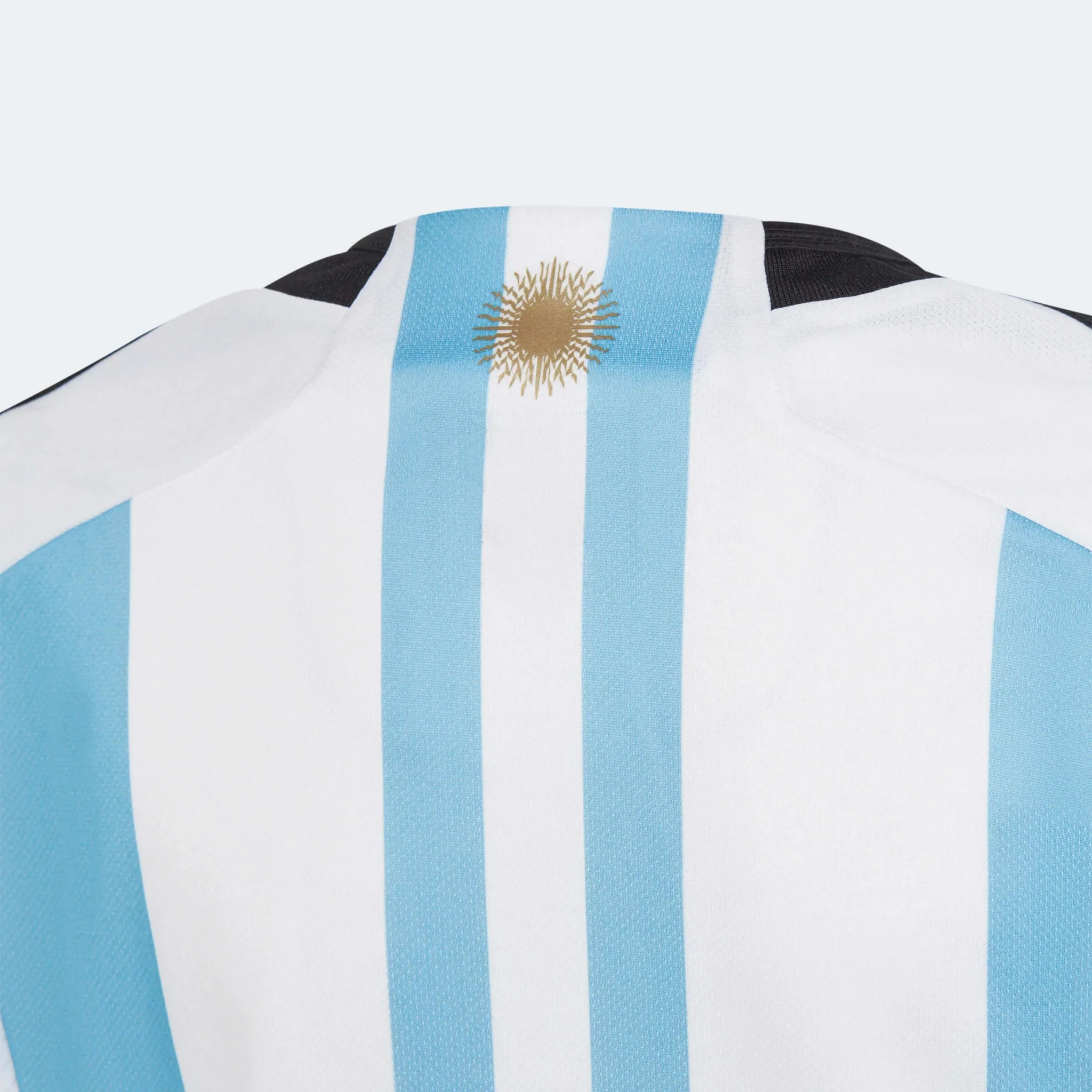 adidas 2022-23 Argentina Youth Home Jersey World Cup 3 Star - Image 3