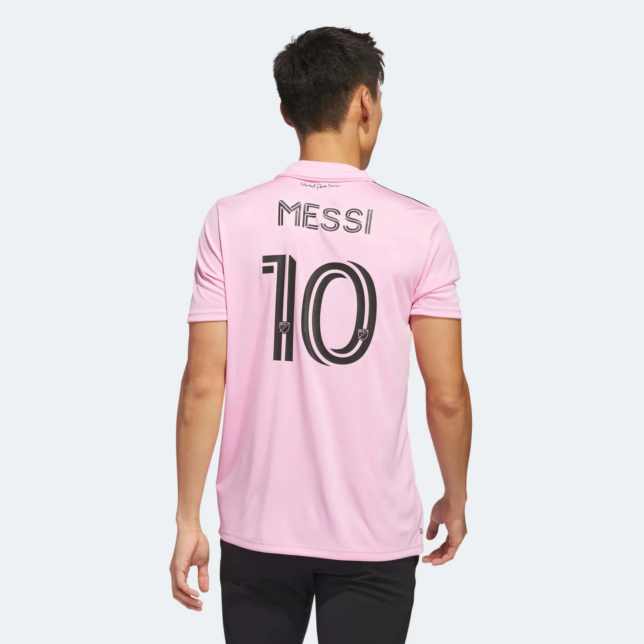 adidas 2022-23 Inter Miami Men's Messi #10 Stadium Home Jersey - Image 3