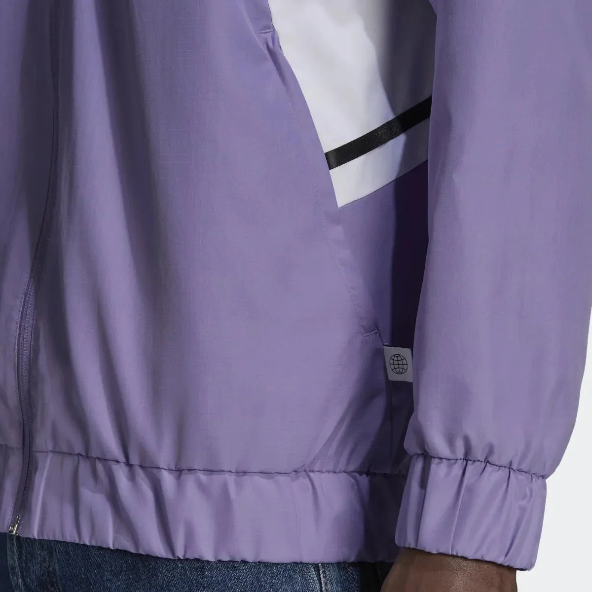 adidas 2022-23 Real Madrid Anthem Jacket - Magic Lilac - Image 5