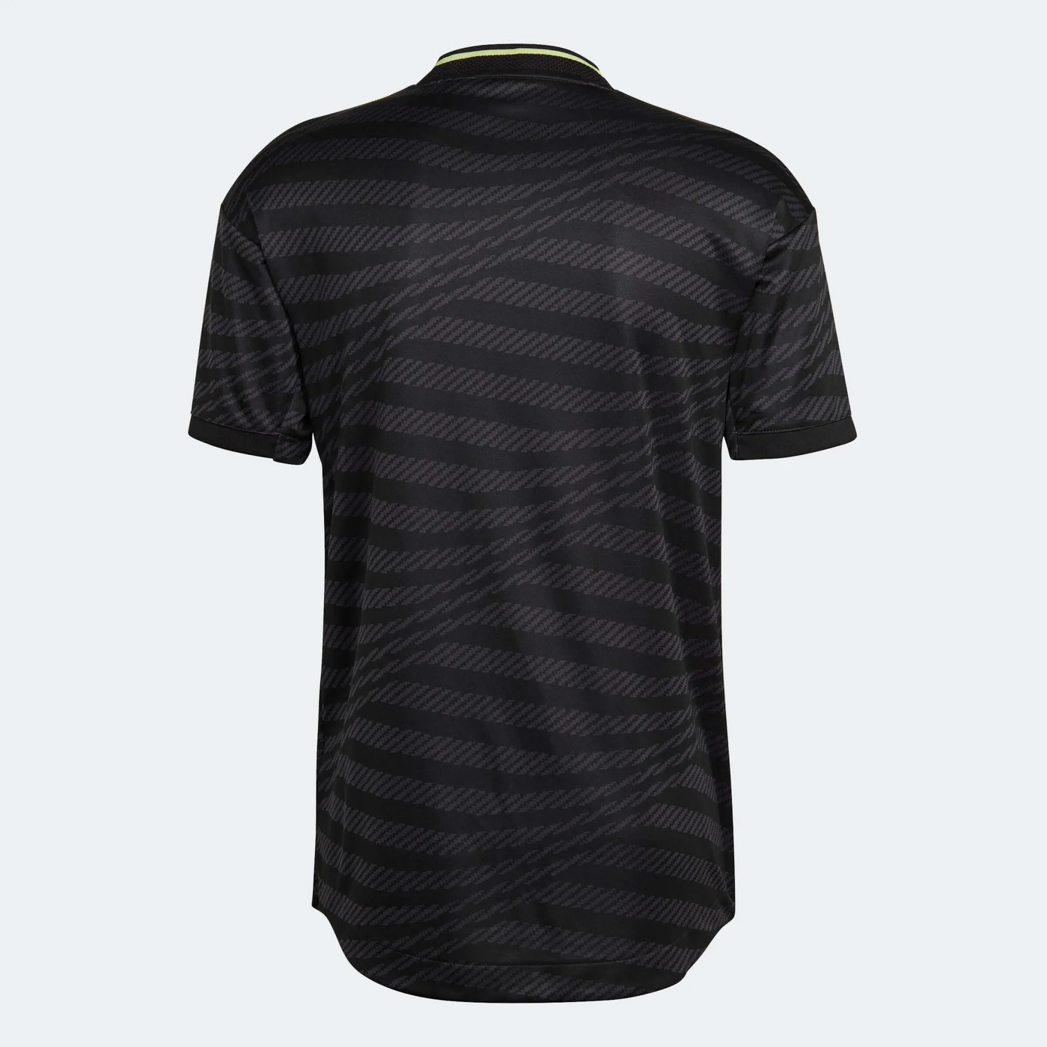 adidas 2022-23 Real Madrid Authentic Third Jersey - Black-Neon - Image 2