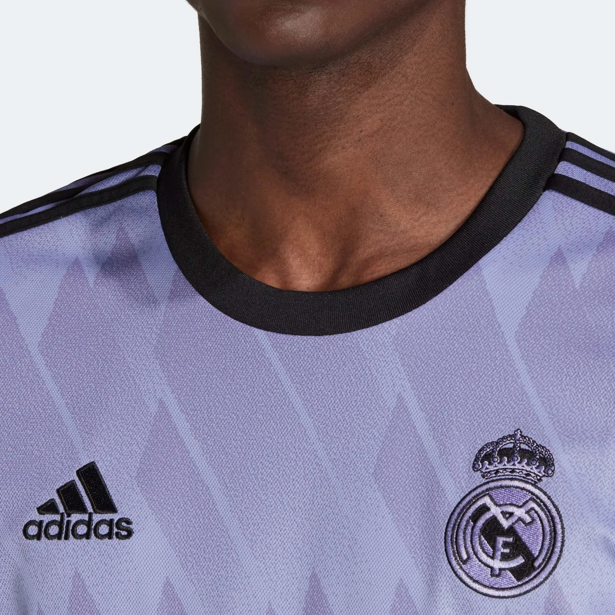 adidas 2022-23 Real Madrid Away Jersey - Light Purple - Image 11