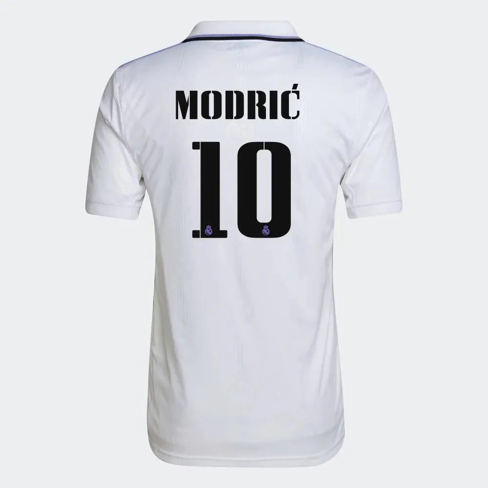 adidas 2022-23 Real Madrid Home Jersey - White - Image 2
