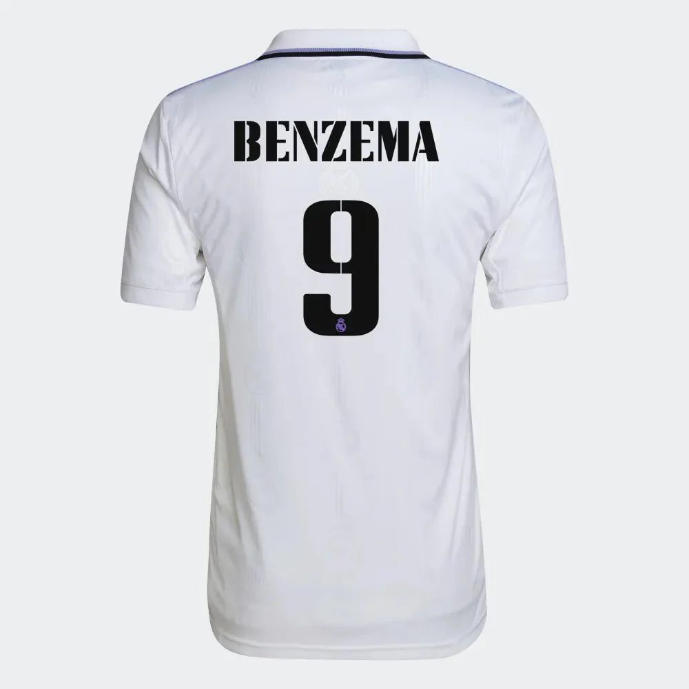 adidas 2022-23 Real Madrid Home Jersey - White - Image 3
