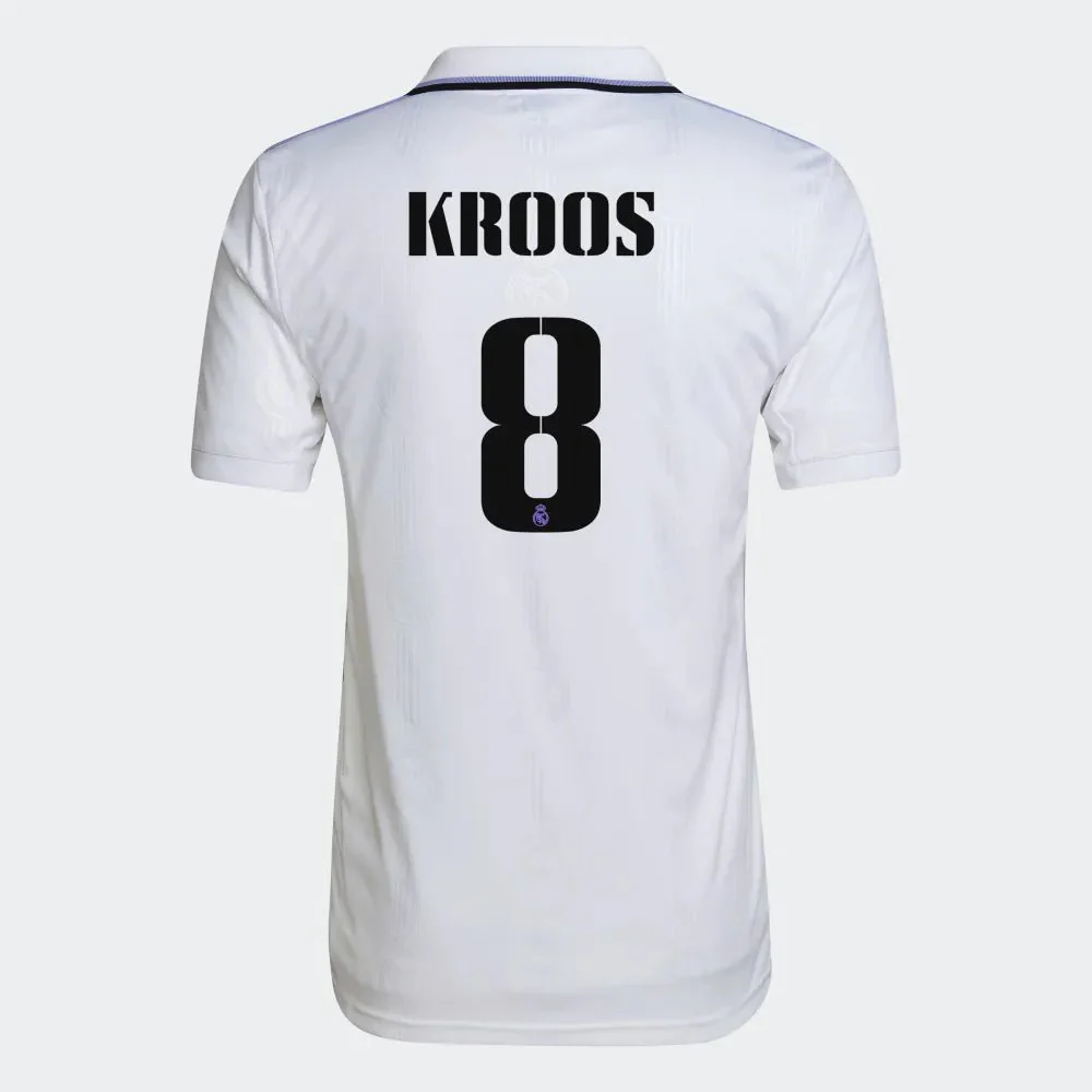 adidas 2022-23 Real Madrid Home Jersey - White - Image 4
