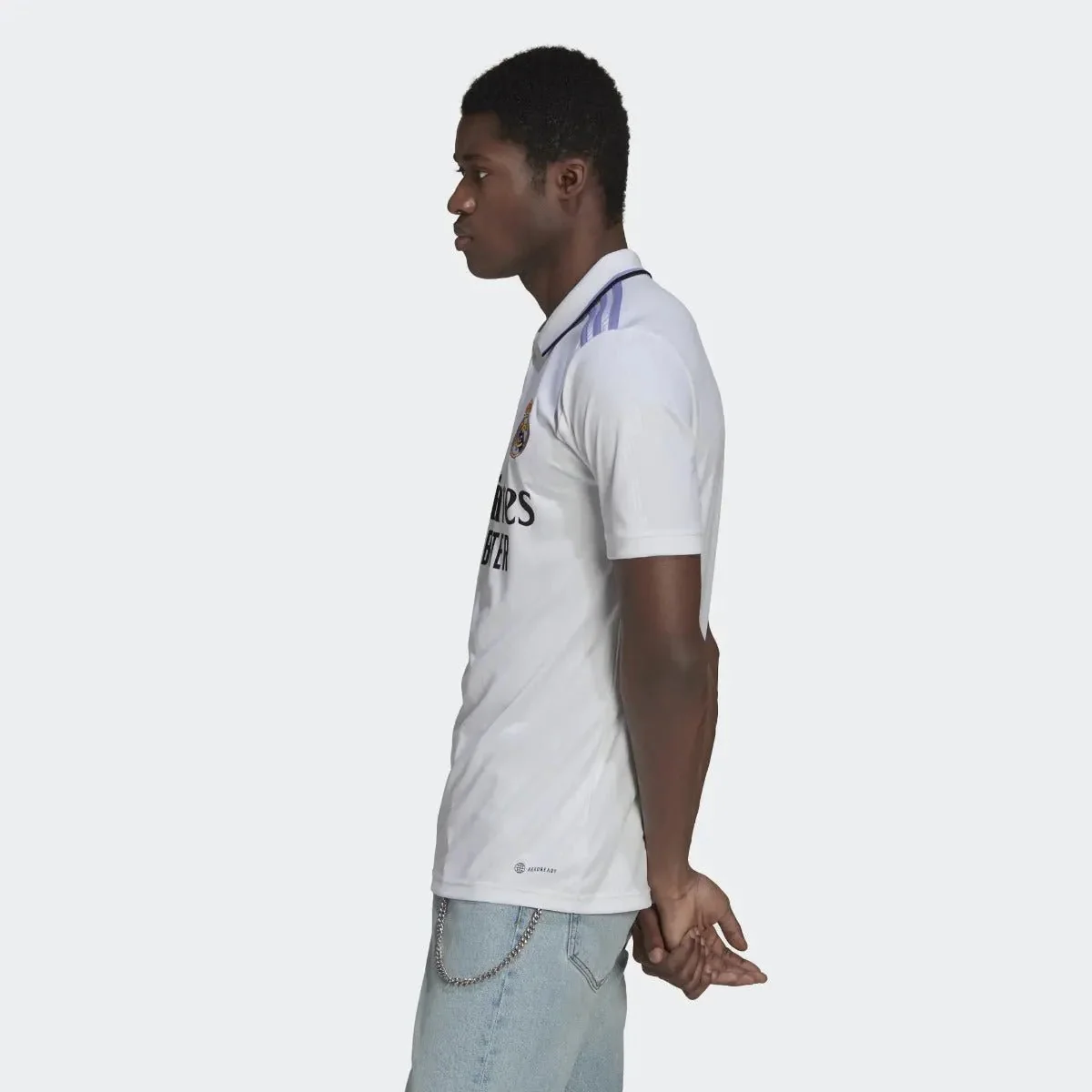 adidas 2022-23 Real Madrid Home Jersey - White - Image 8