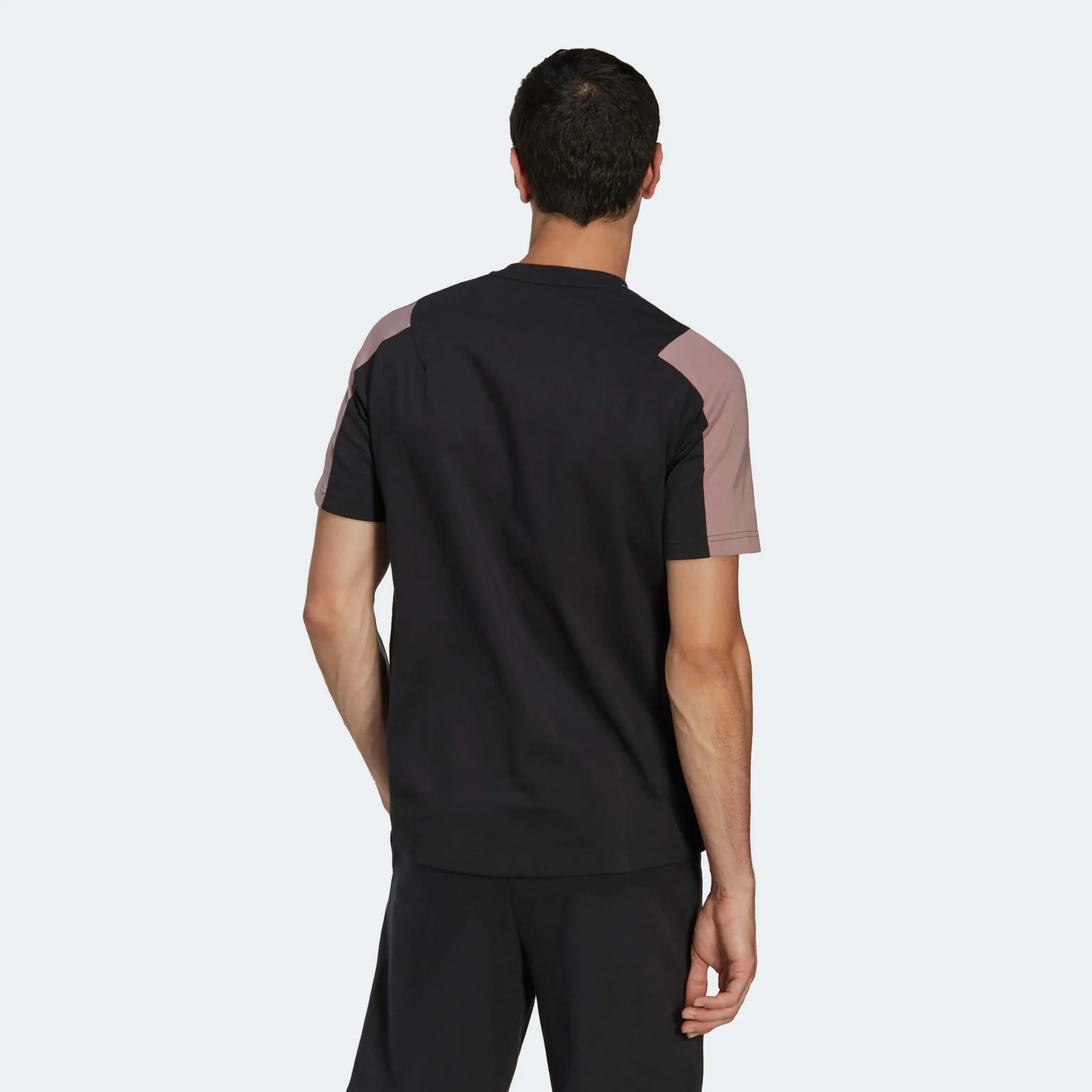 adidas 2022-23 Real Madrid Travel Tee - Black-Purple - Image 3