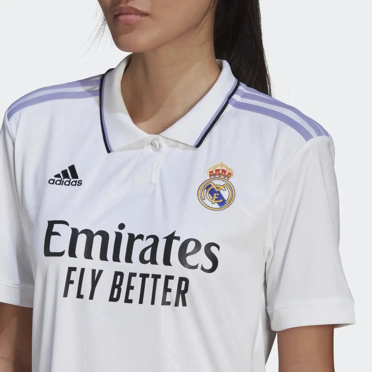 adidas 2022-23 Real Madrid Women's Home Jersey - White - Image 5