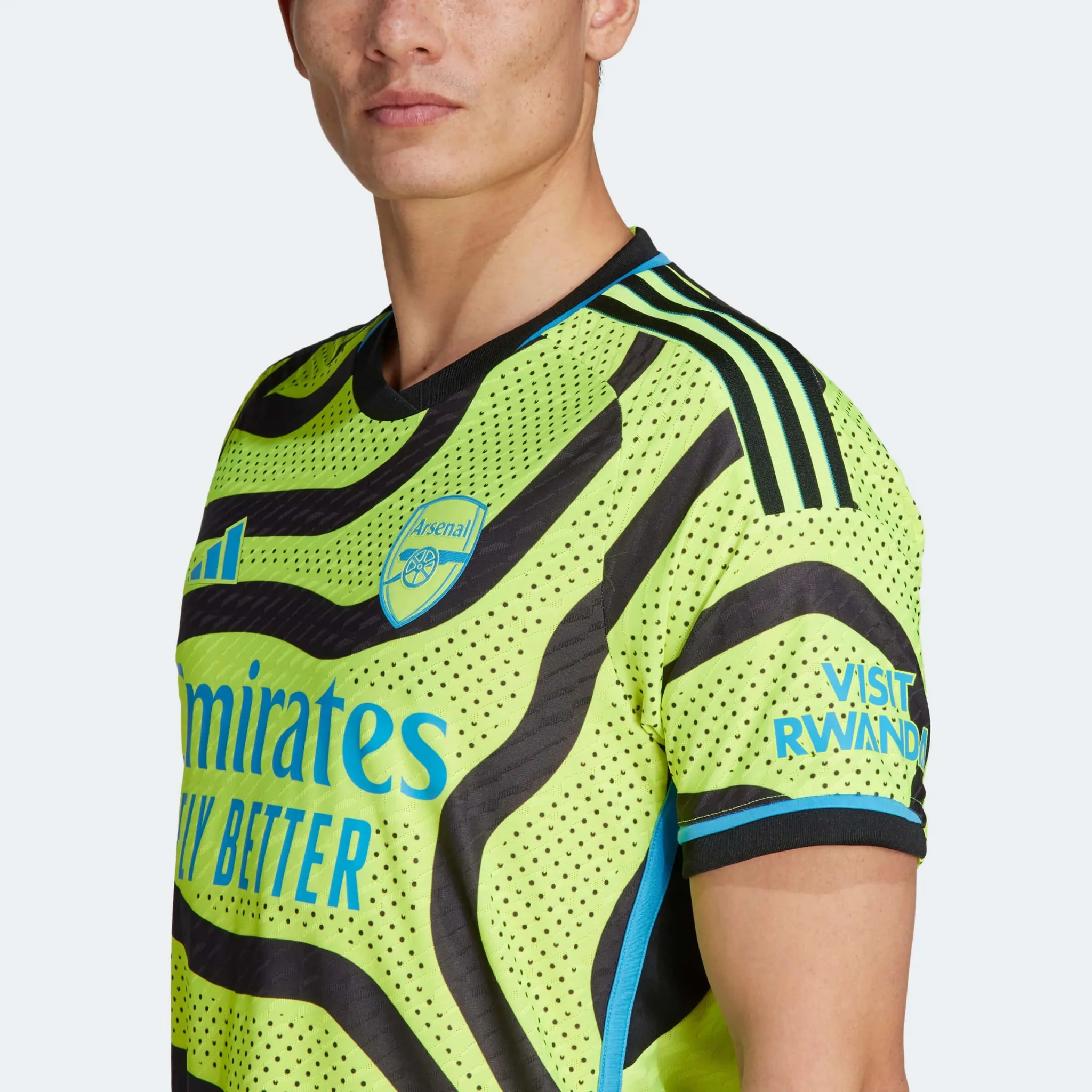 adidas 2023-24 Arsenal Men's Authentic Away Jersey - Image 12