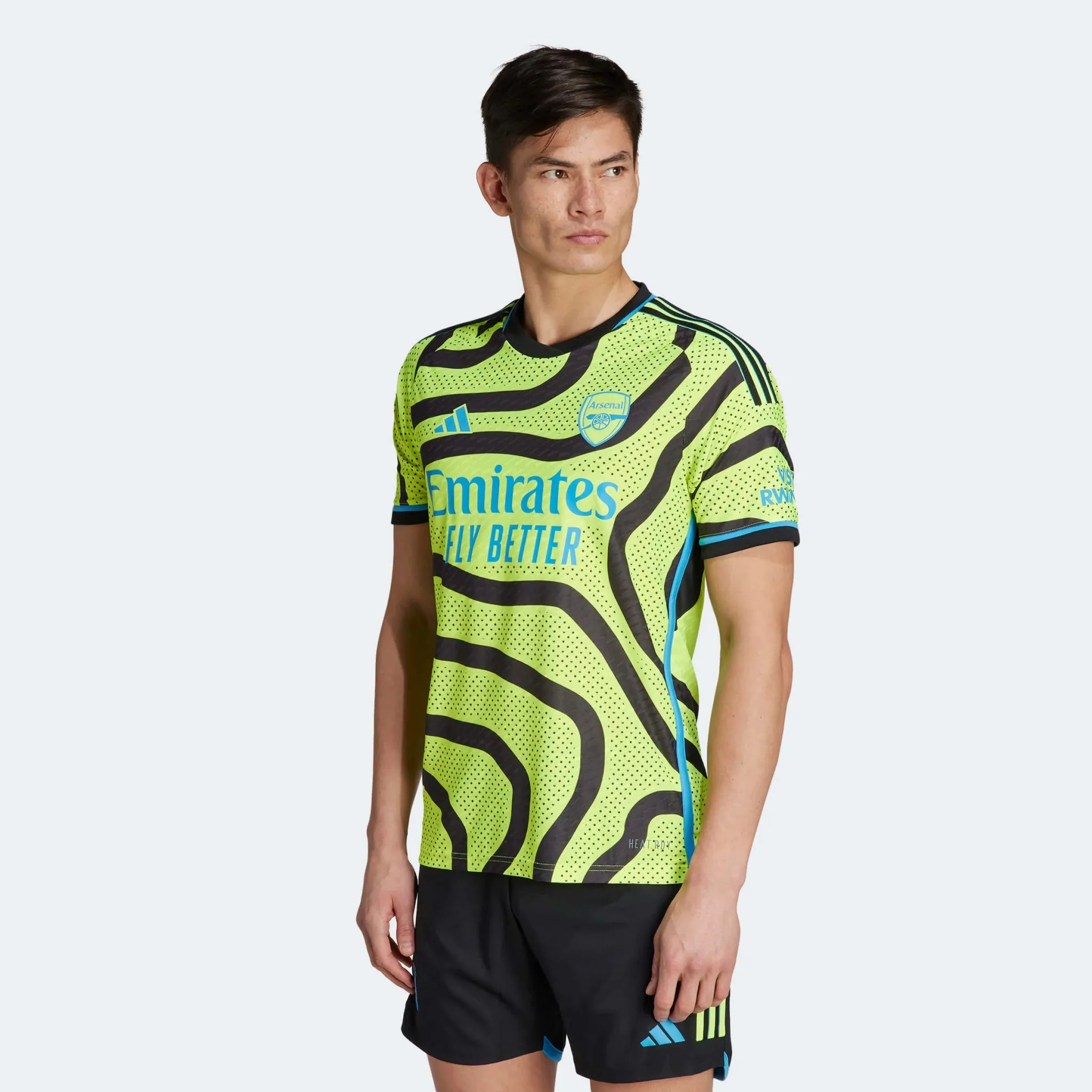 adidas 2023-24 Arsenal Men's Authentic Away Jersey - Image 9