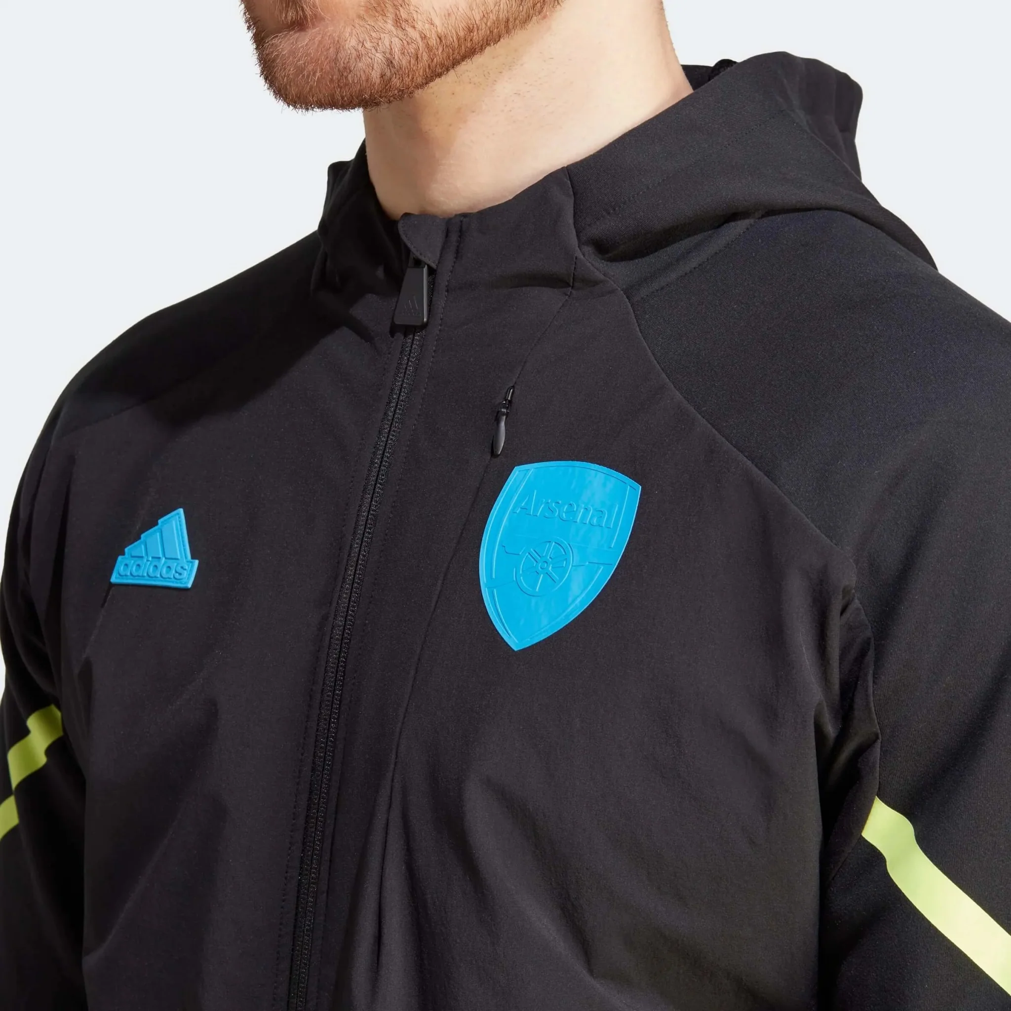 adidas 2023-24 Arsenal Men's D4GMD Full-Zip Hoodie - Image 4