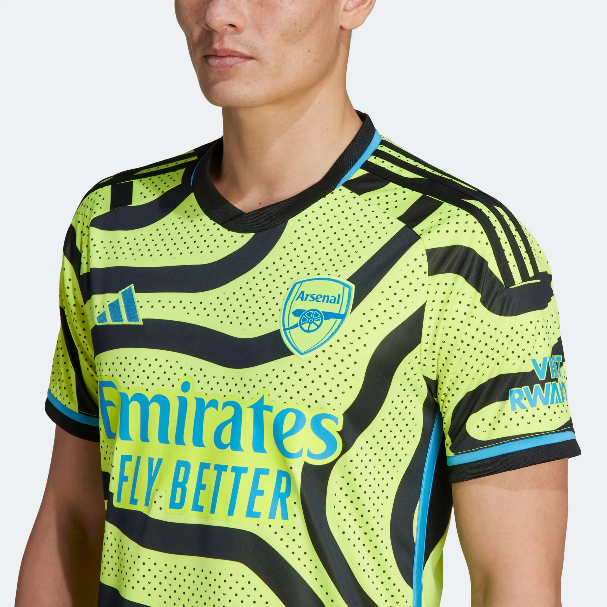 adidas 2023-24 Arsenal Men's Stadium Away Jersey - Image 9