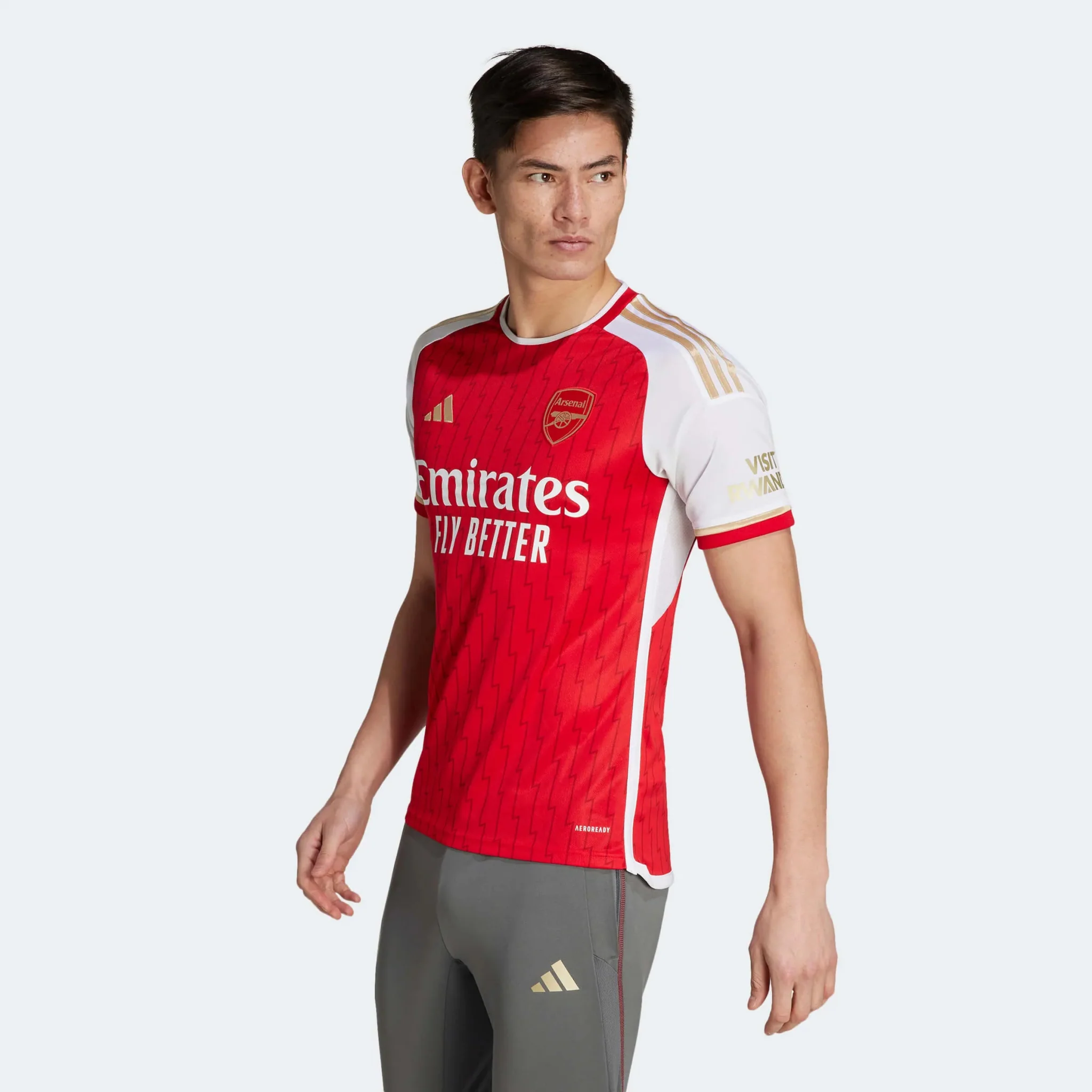 adidas 2023-24 Arsenal Men's Stadium Home Jersey - Image 11