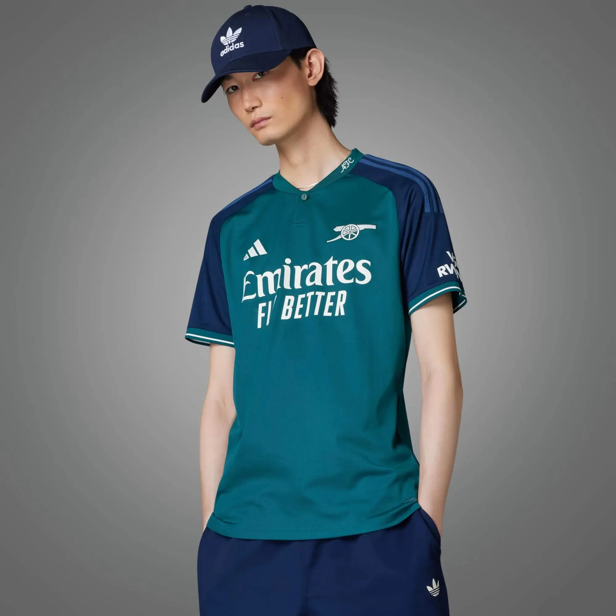 adidas 2023-24 Arsenal Men's Stadium Third Jersey - Image 7