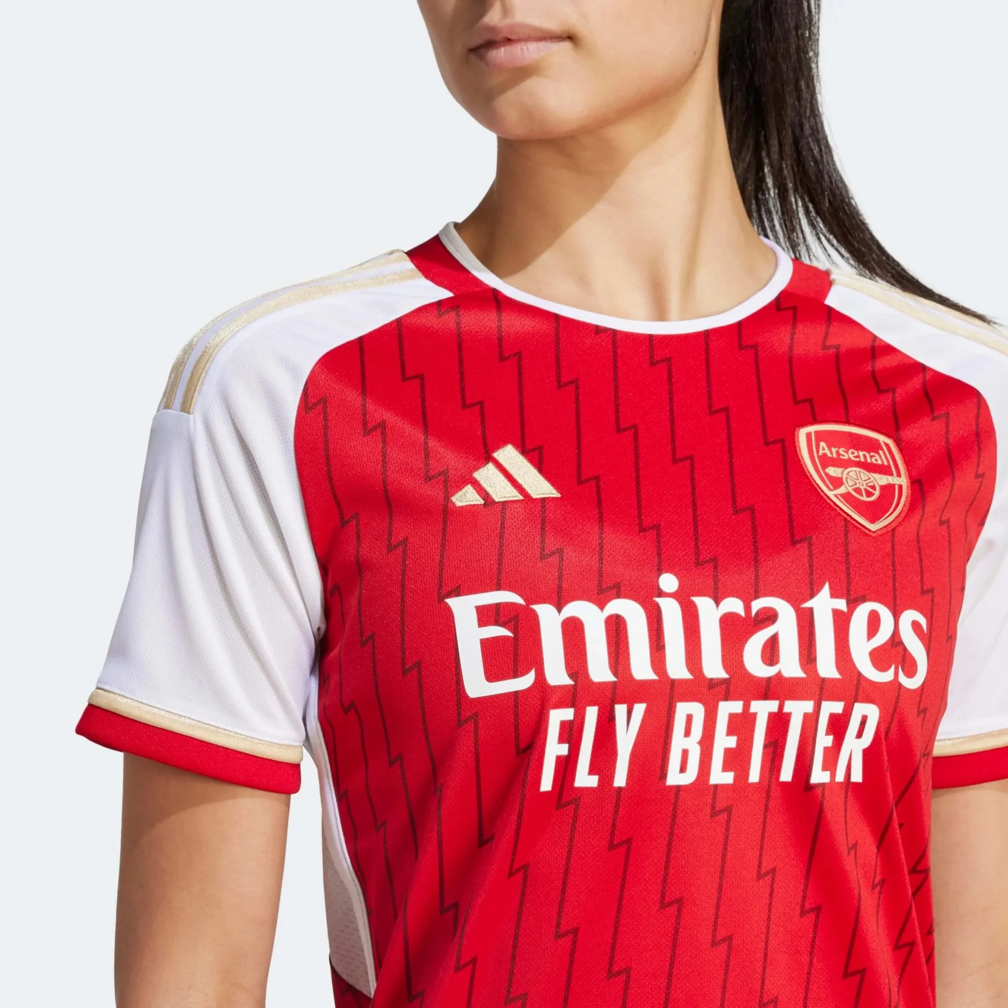 adidas 2023-24 Arsenal Women's Stadium Home Jersey - Image 5
