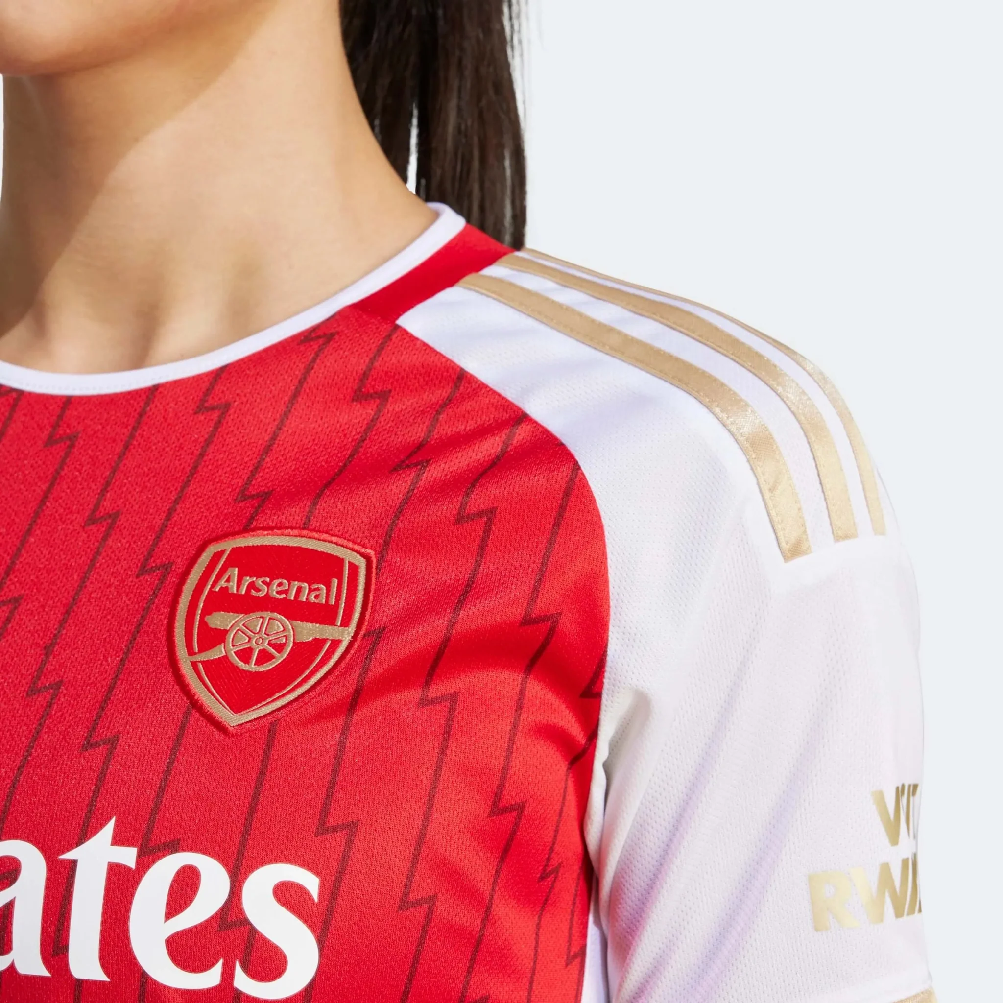 adidas 2023-24 Arsenal Women's Stadium Home Jersey - Image 6