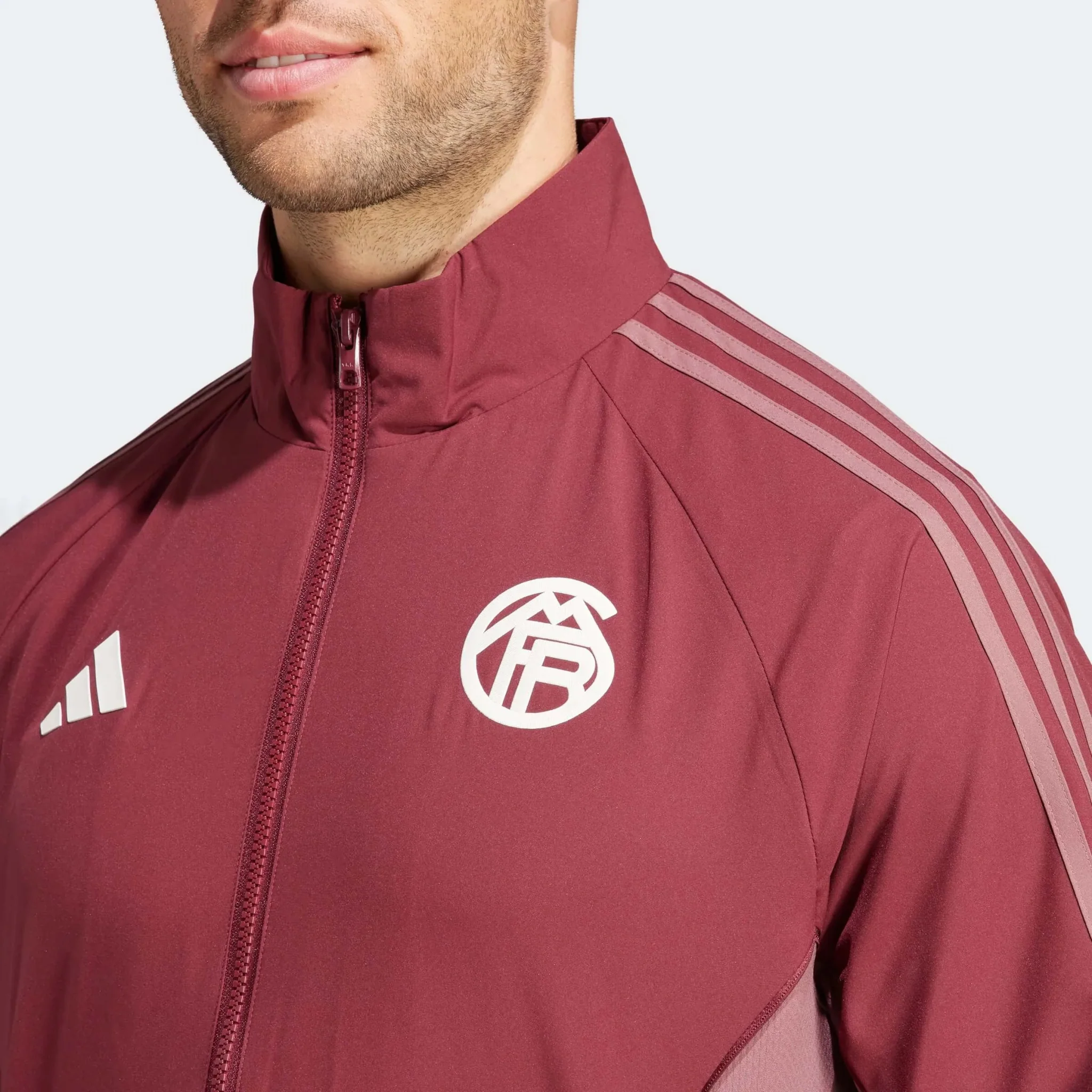 adidas 2023-24 Bayern Munich Men's EU Anthem Jacket - Image 5
