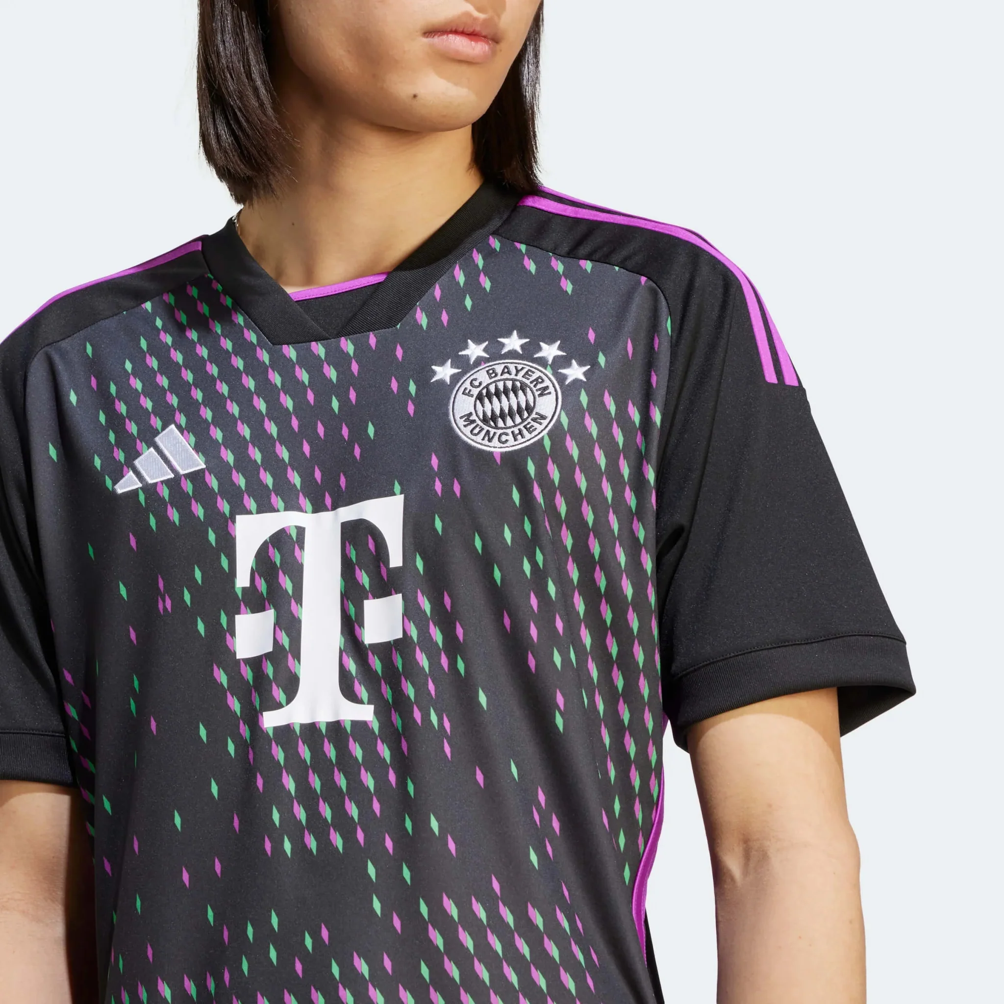 adidas 2023-24 Bayern Munich Men's Stadium Away Jersey - Image 10