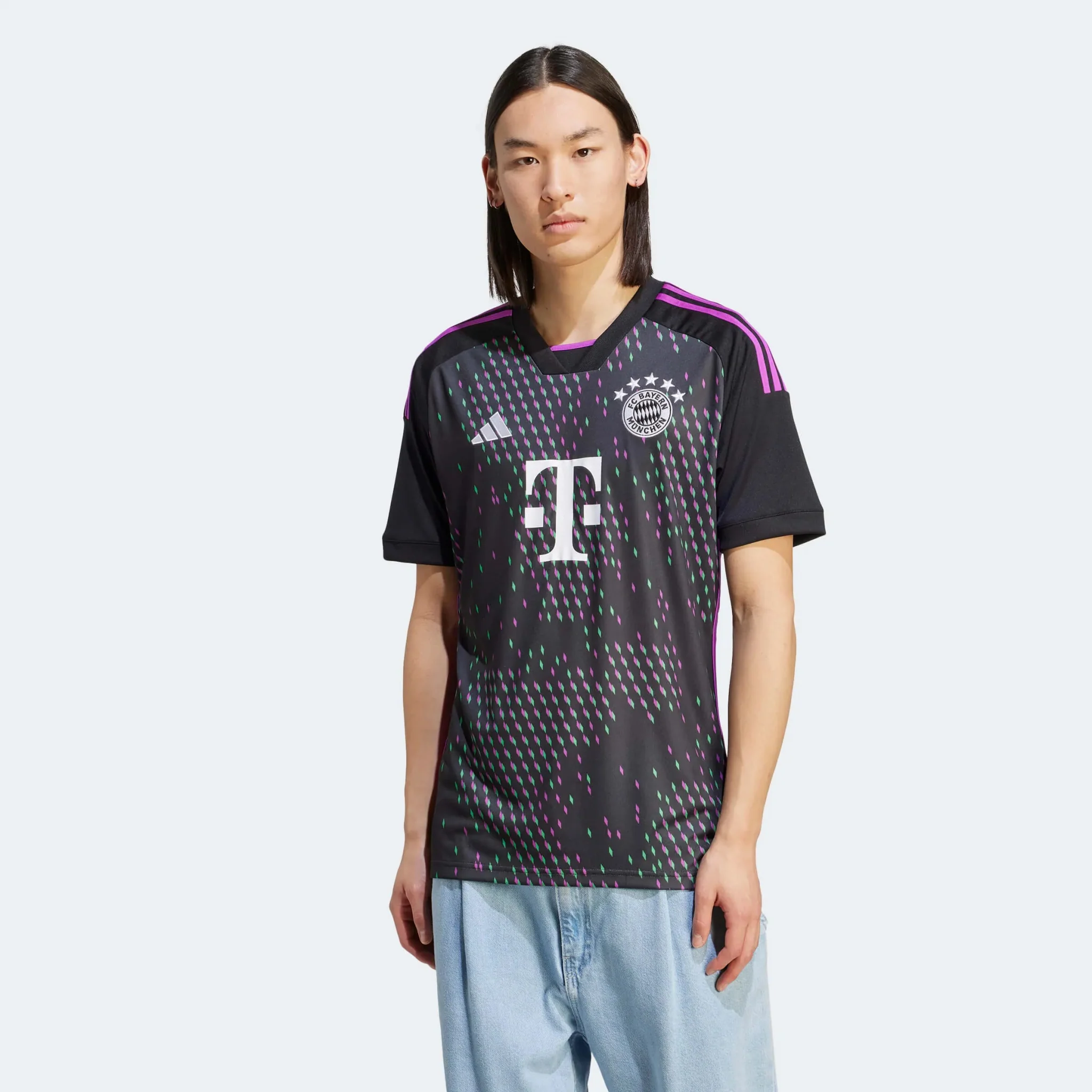 adidas 2023-24 Bayern Munich Men's Stadium Away Jersey - Image 8