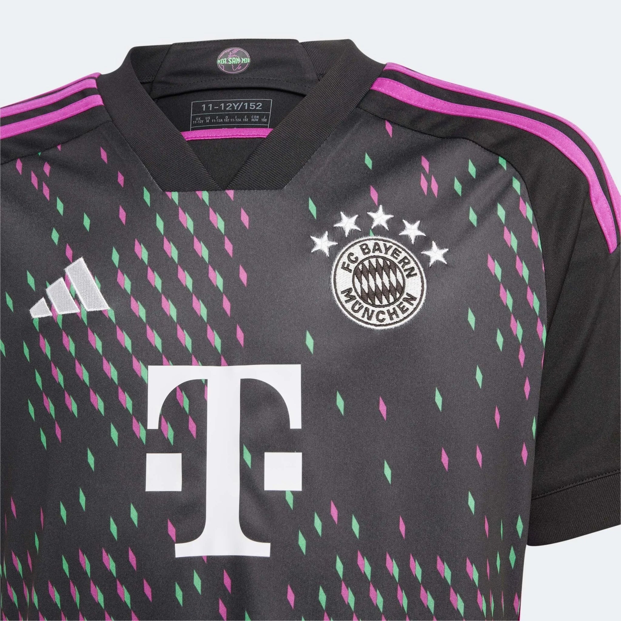 adidas 2023-24 Bayern Munich Youth Stadium Away Jersey - Image 3