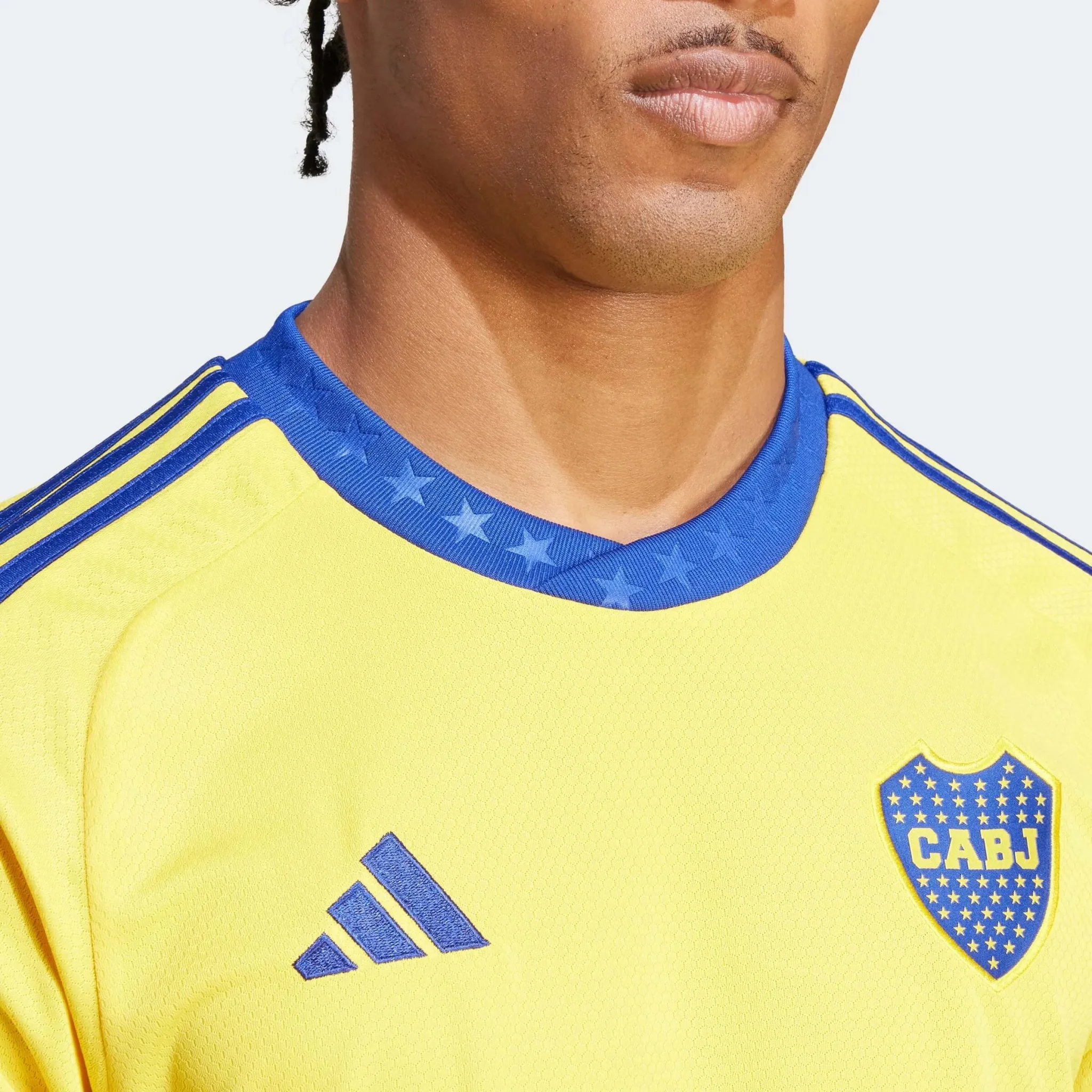 adidas 2023-24 Boca Juniors Men's Stadium Away Jersey - Image 5