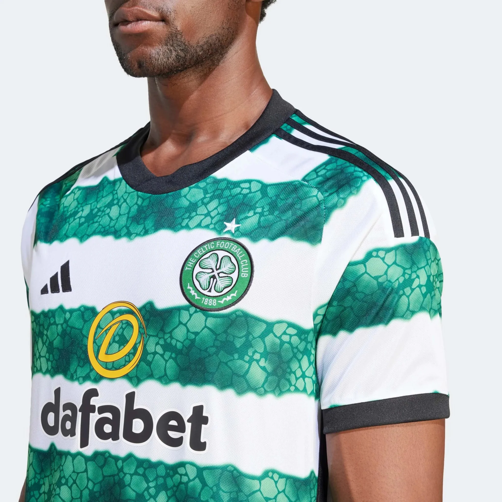 adidas 2023-24 Celtic Men's Stadium Home Jersey - Image 4