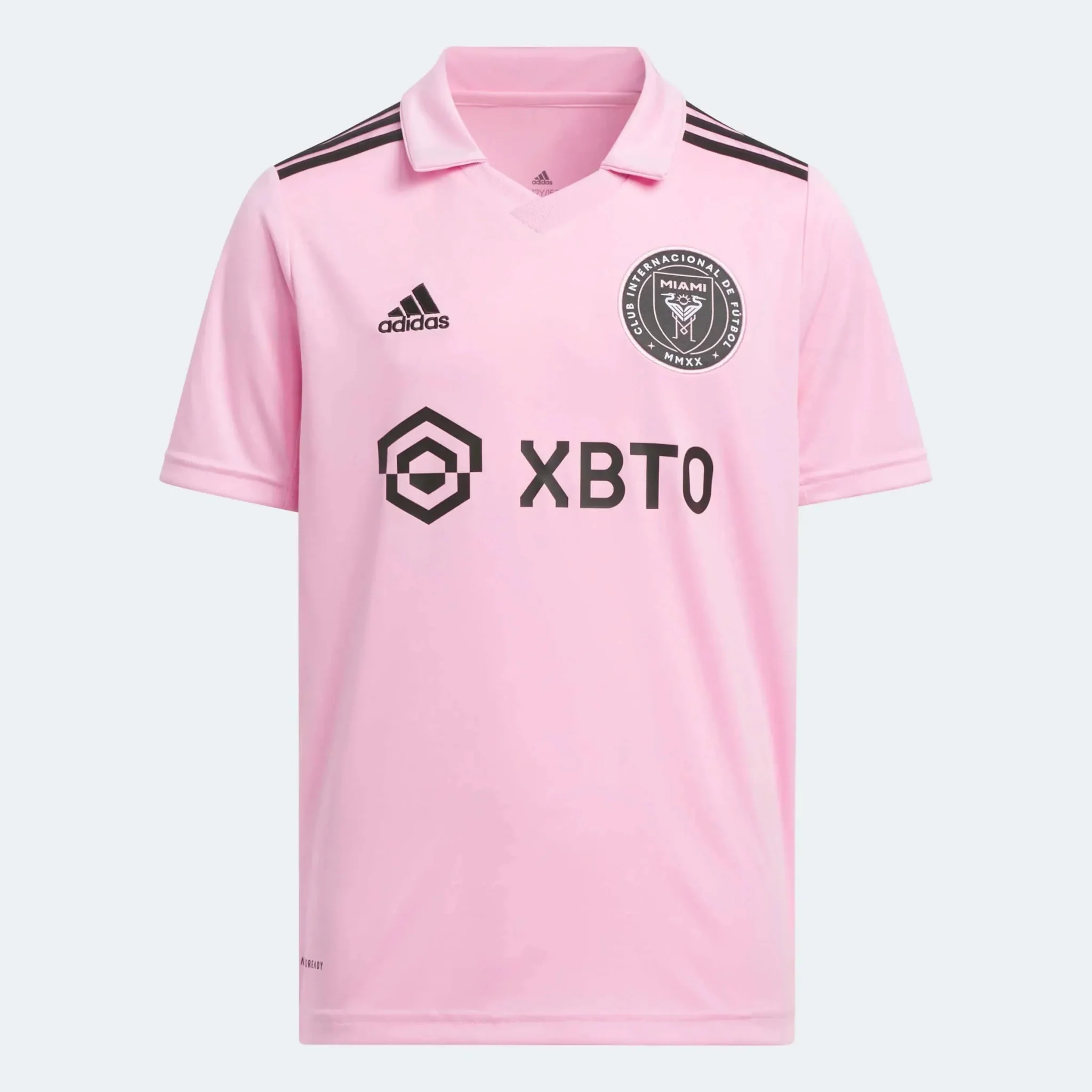 adidas 2023-24 Inter Miami Youth Messi #10 Stadium Home Jersey - Image 2