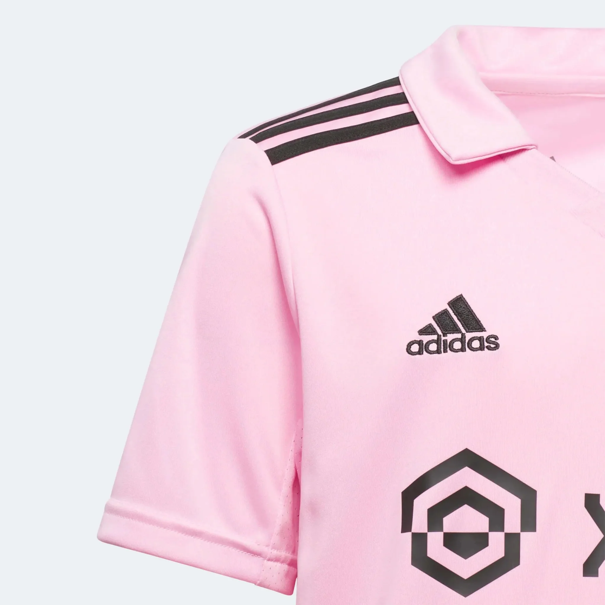 adidas 2023-24 Inter Miami Youth Messi #10 Stadium Home Jersey - Image 4