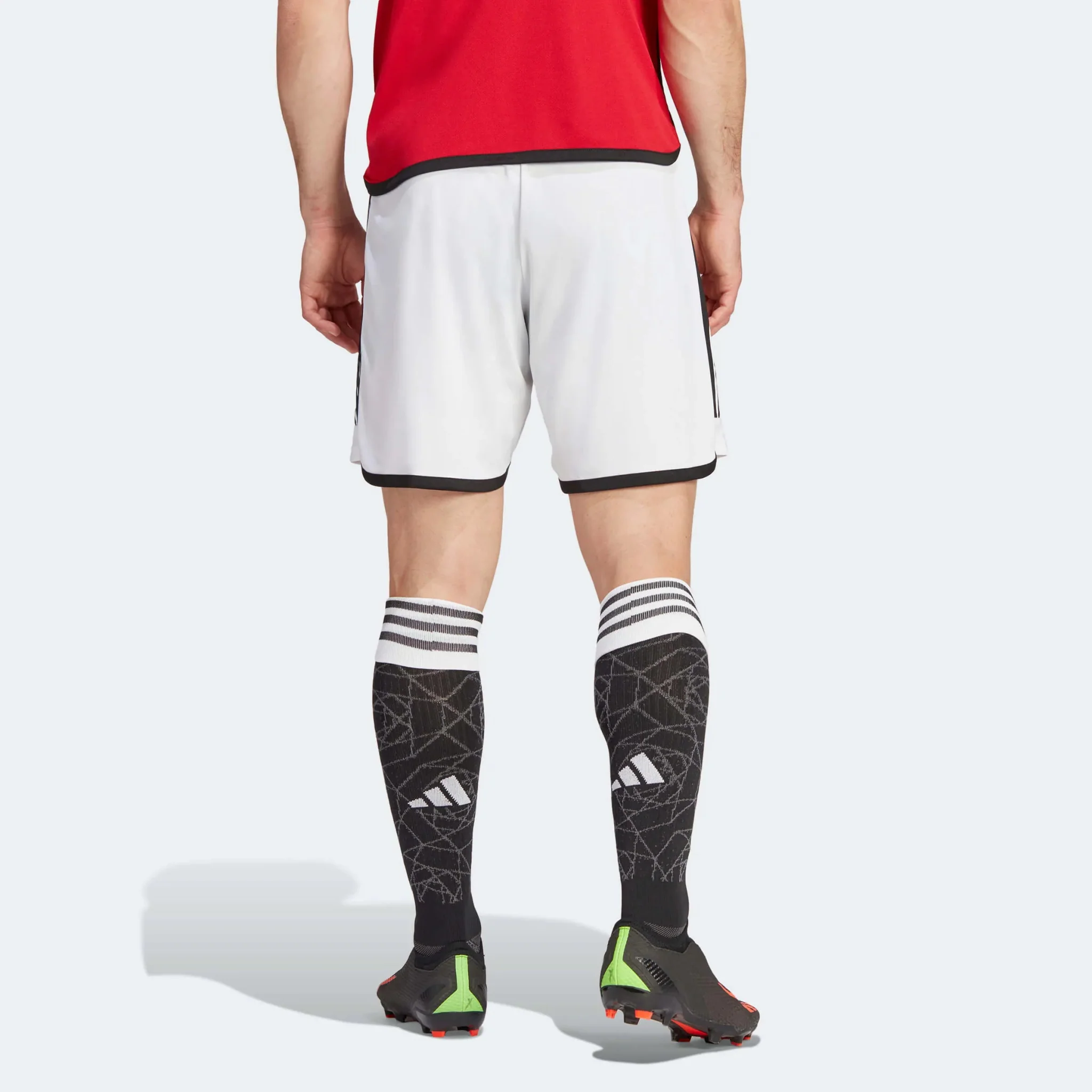 adidas 2023-24 Manchester United Men's Stadium Home Shorts - Image 4