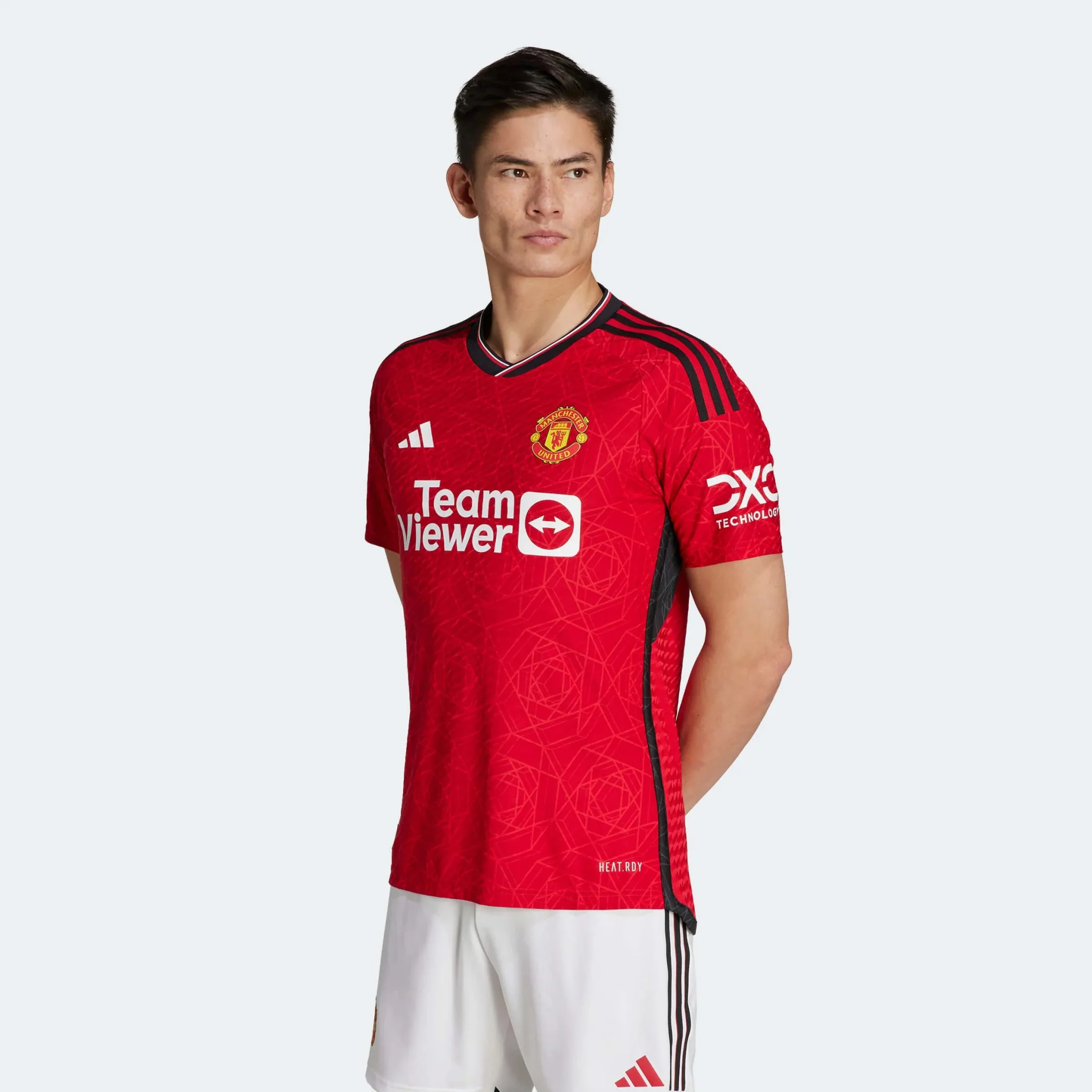 adidas 2023-24 Manchester United Men's Authentic Home Jersey - Image 4