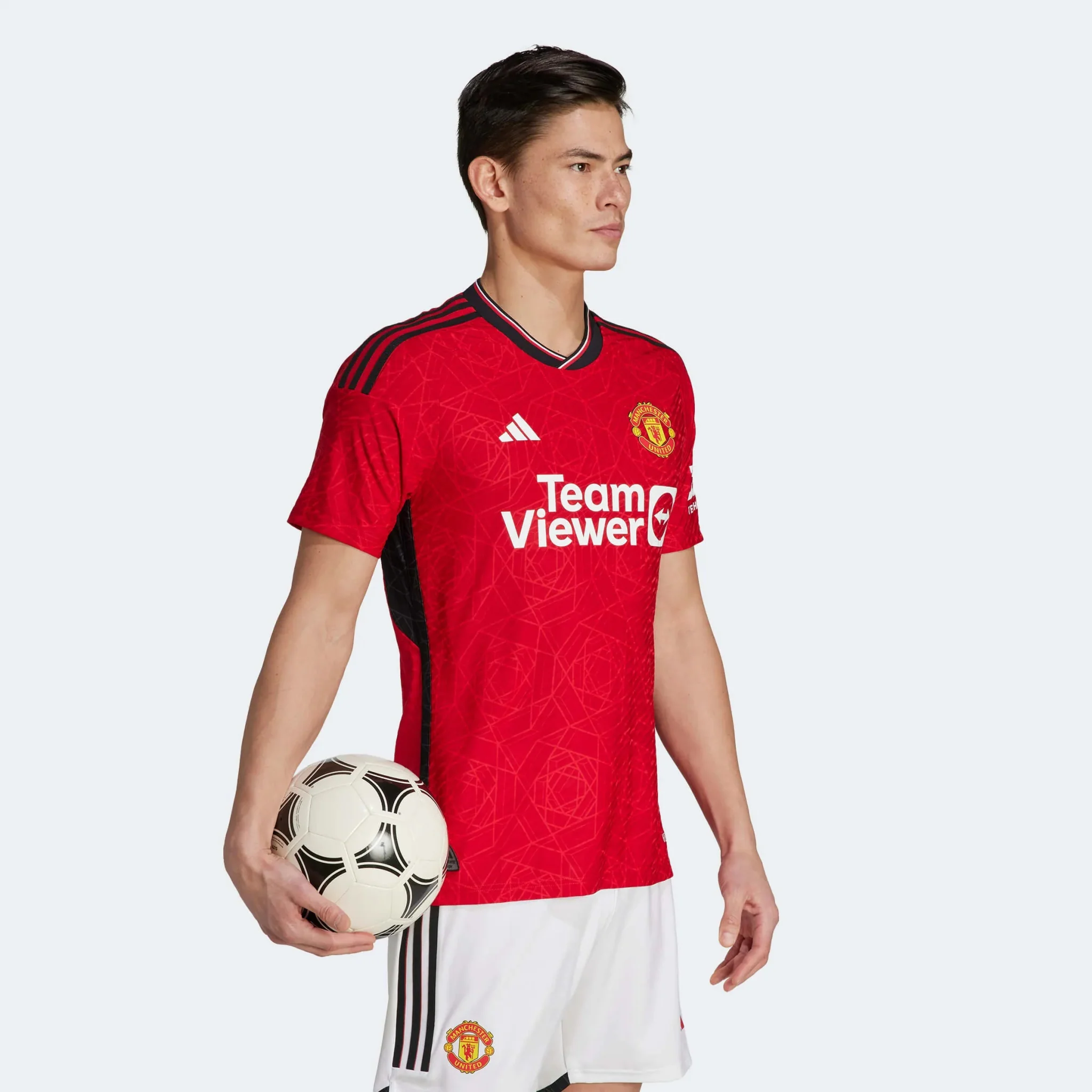 adidas 2023-24 Manchester United Men's Authentic Home Jersey - Image 5