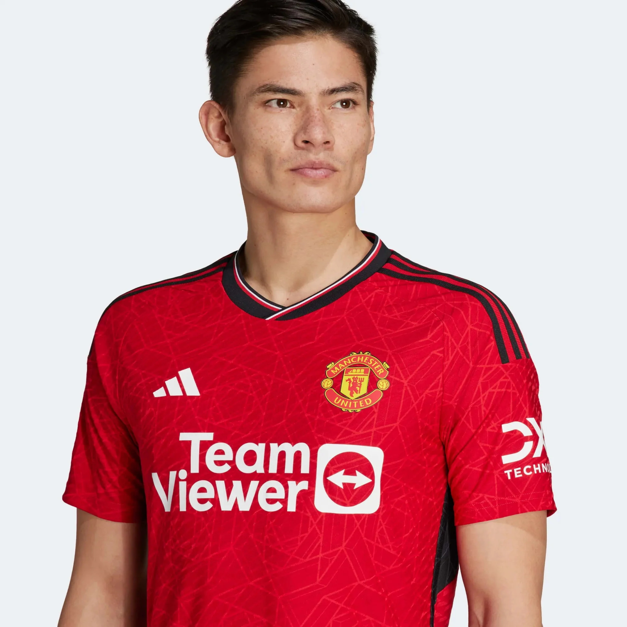 adidas 2023-24 Manchester United Men's Authentic Home Jersey - Image 7