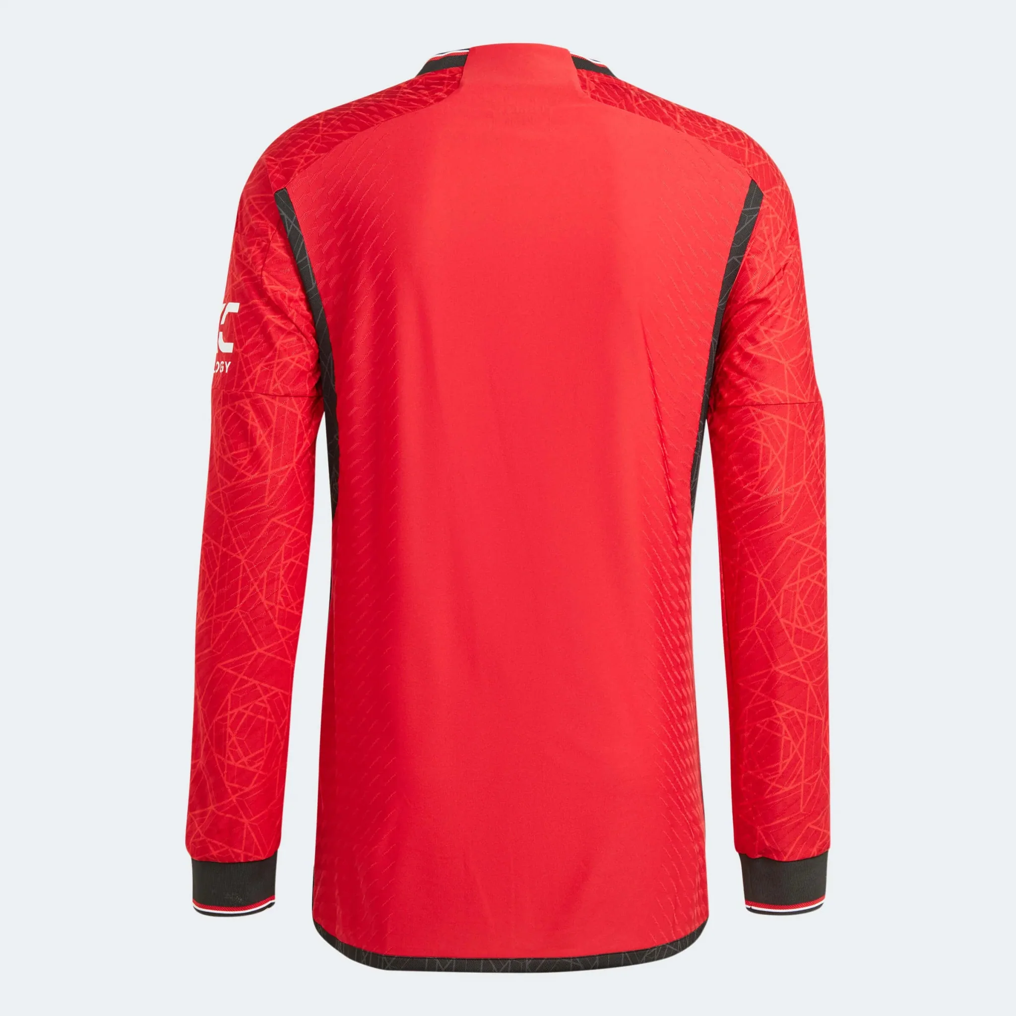 adidas 2023-24 Manchester United Men's Authentic Home Long-Sleeve Jersey - Image 6