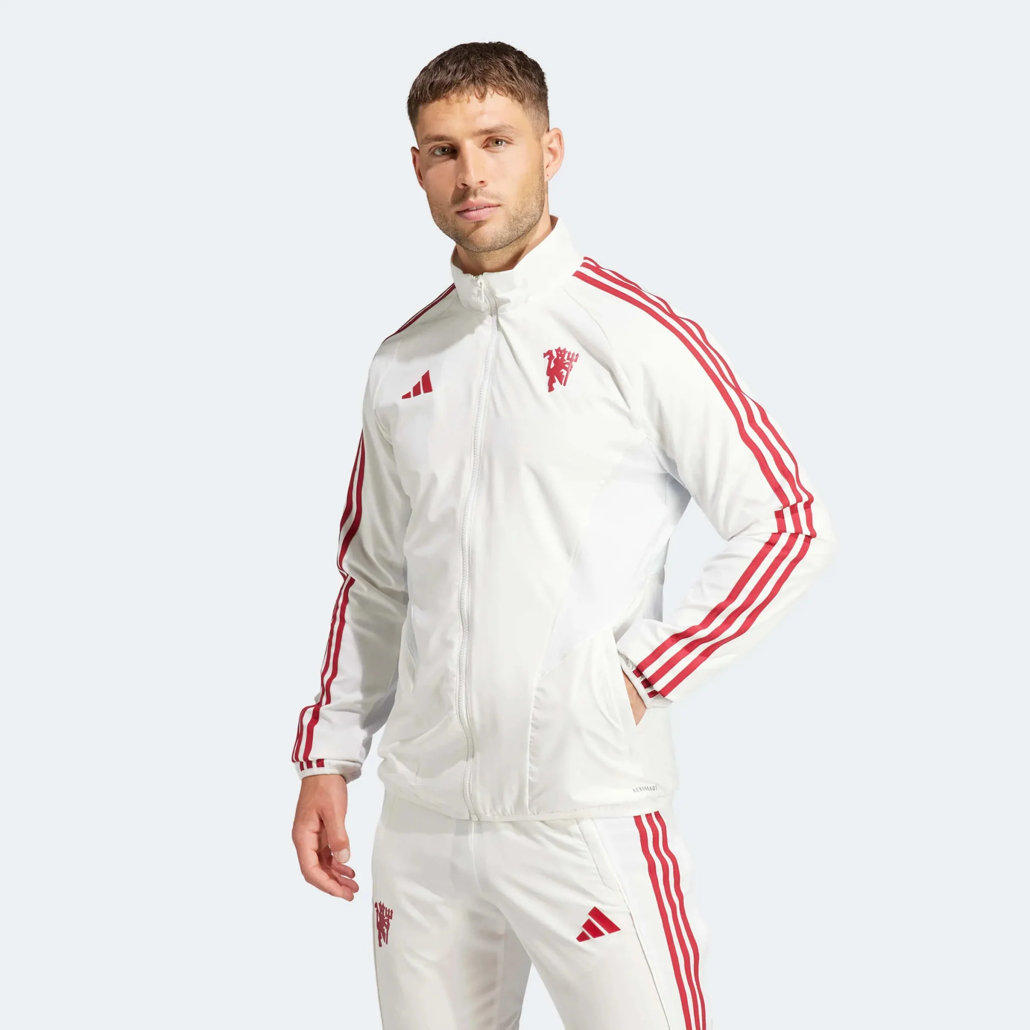 adidas 2023-24 Manchester United Men's EU Anthem Jacket - Image 2