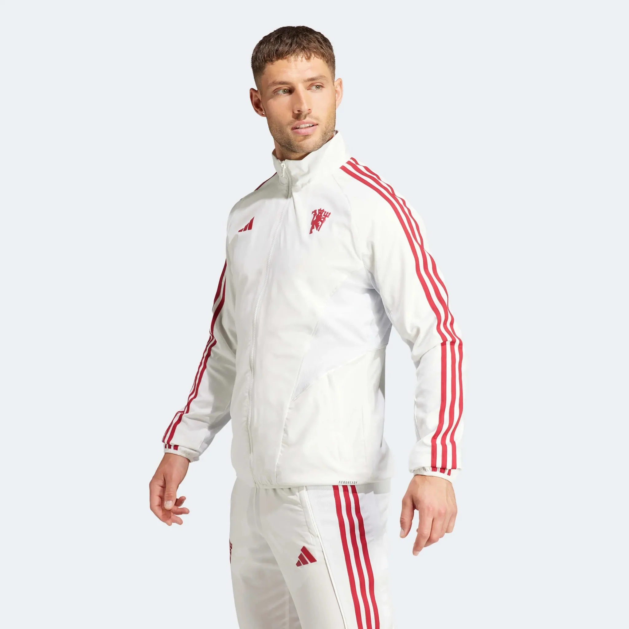 adidas 2023-24 Manchester United Men's EU Anthem Jacket - Image 3