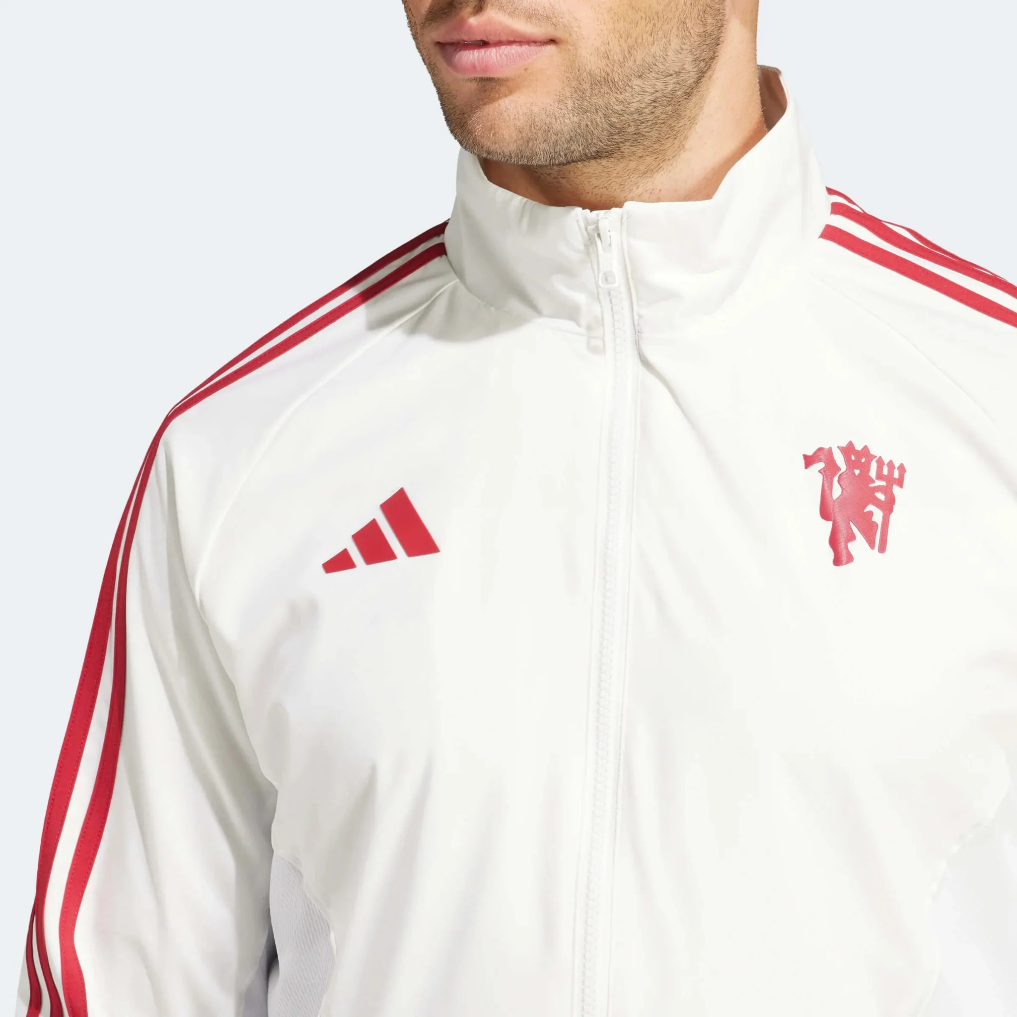 adidas 2023-24 Manchester United Men's EU Anthem Jacket - Image 5