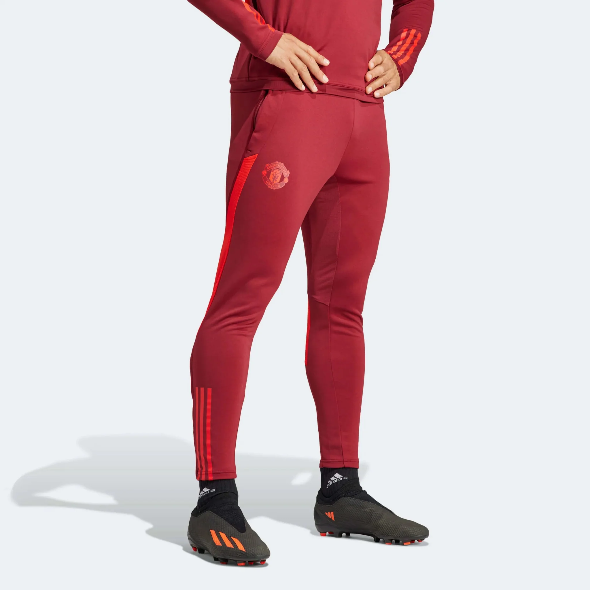 adidas 2023-24 Manchester United Men's EU Training Pants - Image 2
