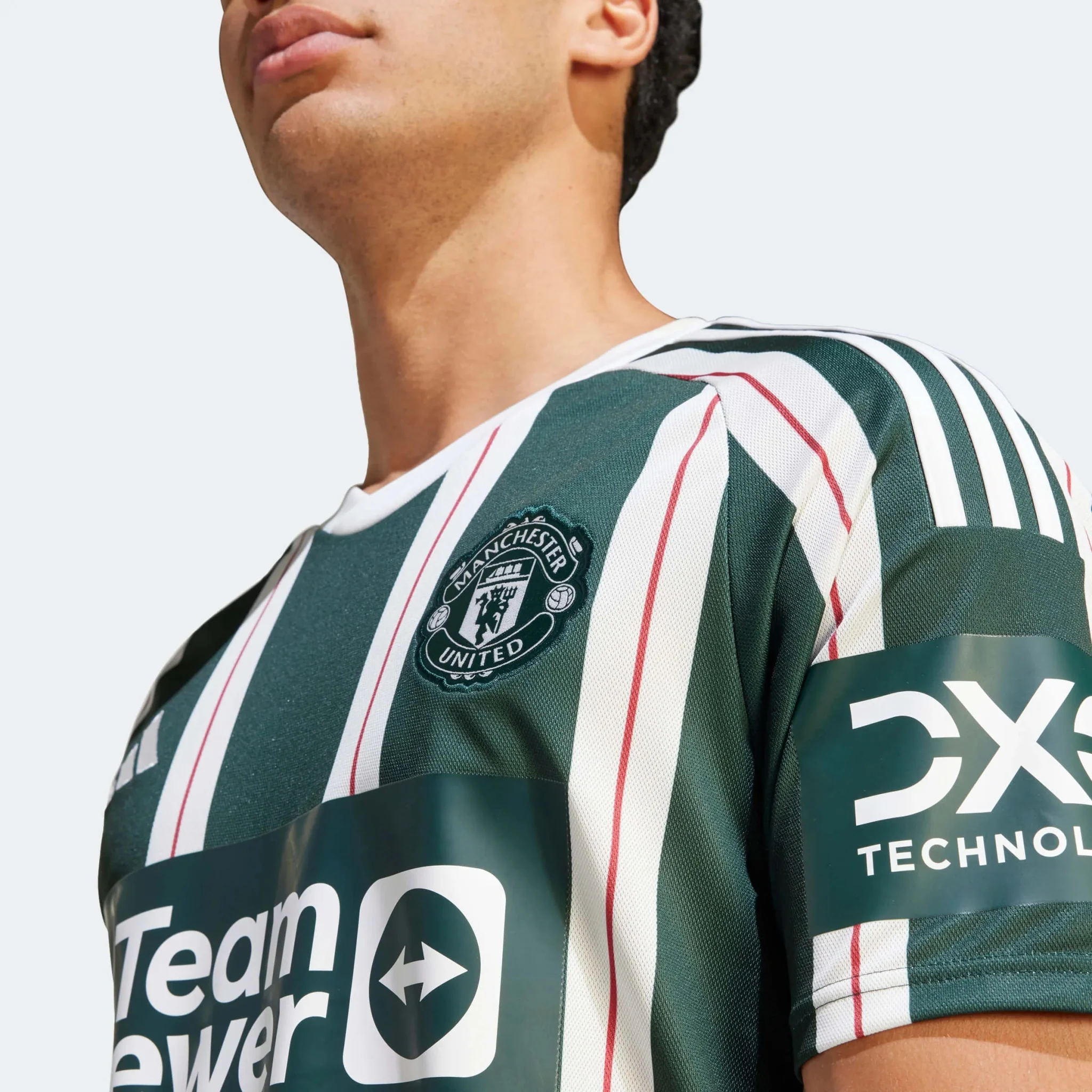 adidas 2023-24 Manchester United Men's Stadium Away Jersey - Image 7