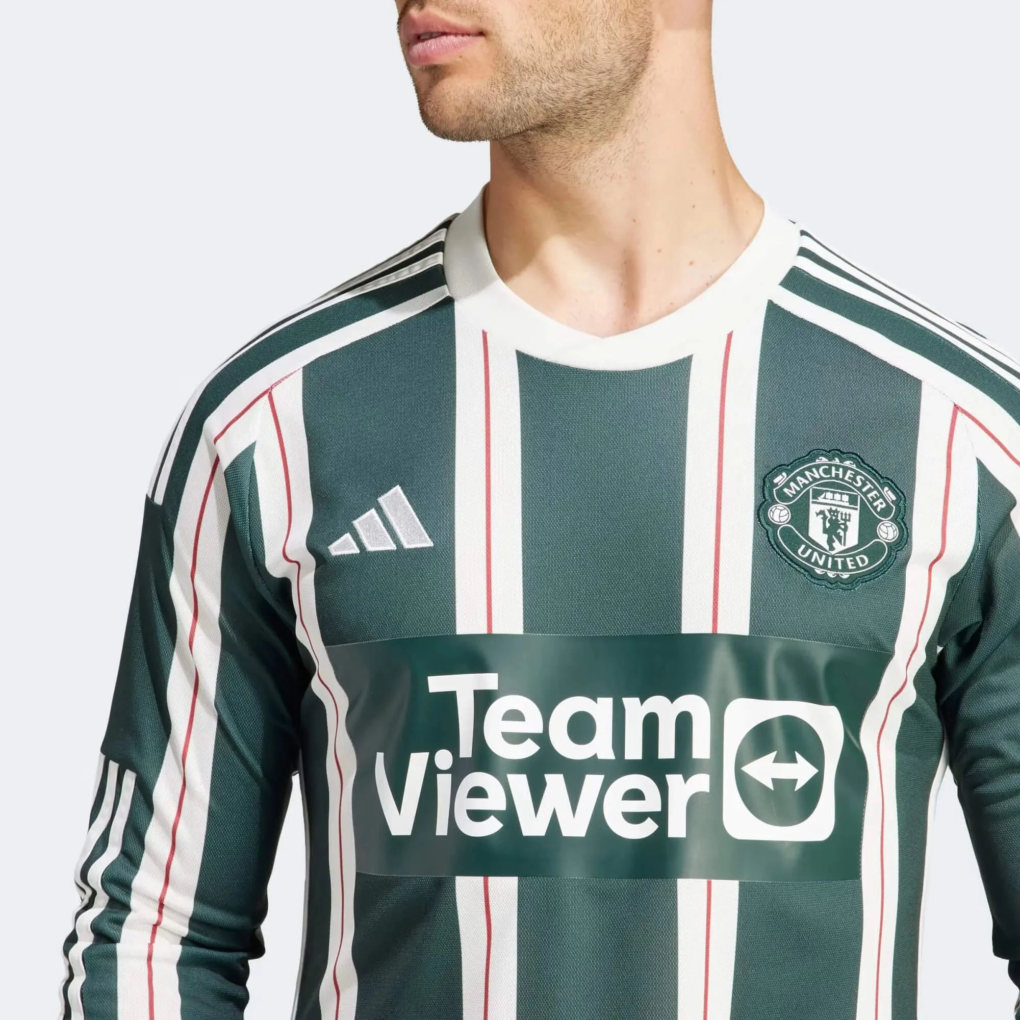 adidas 2023-24 Manchester United Men's Stadium Away Long-Sleeve Jersey - Image 10