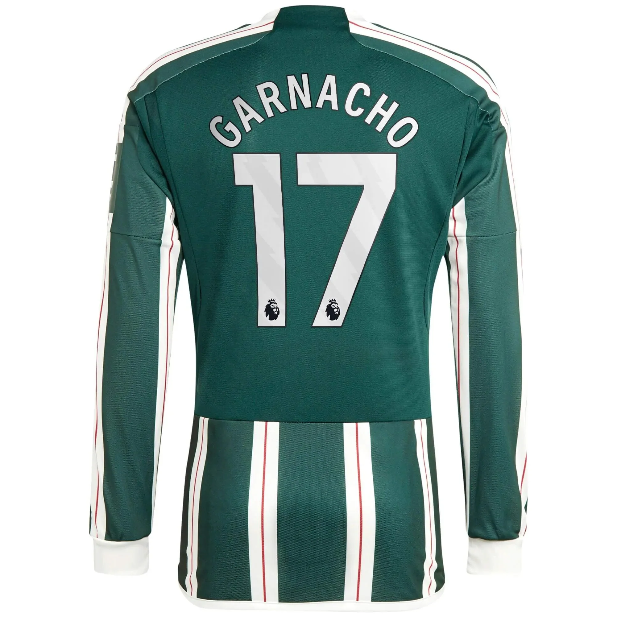 adidas 2023-24 Manchester United Men's Stadium Away Long-Sleeve Jersey - Image 2