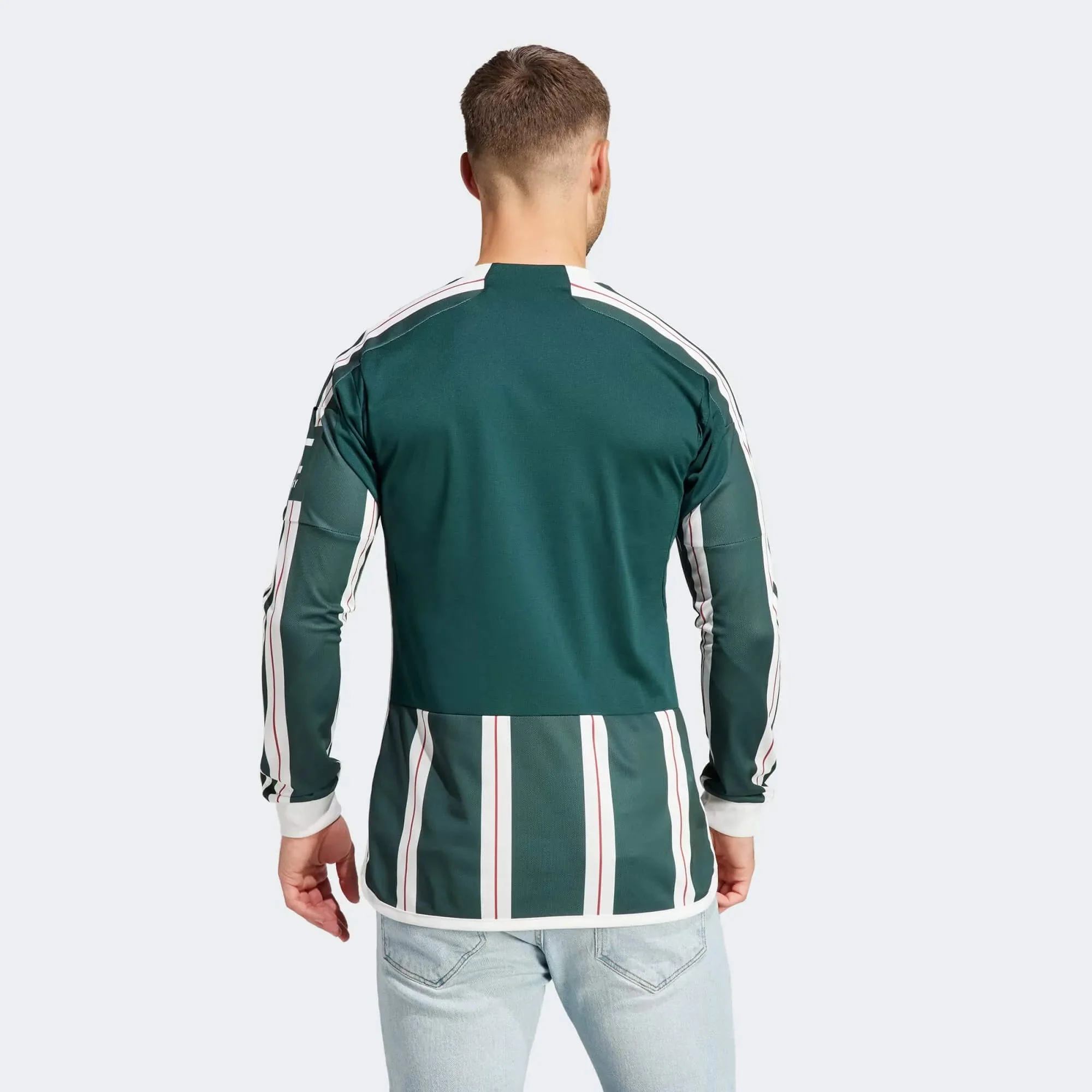 adidas 2023-24 Manchester United Men's Stadium Away Long-Sleeve Jersey - Image 9