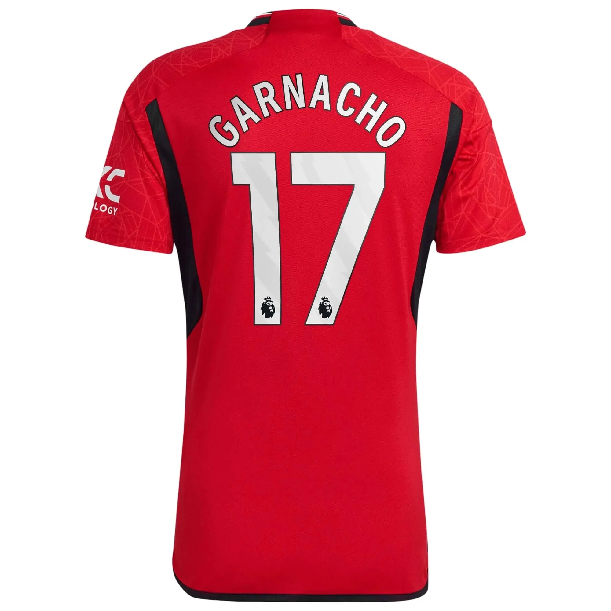 adidas 2023-24 Manchester United Men's Stadium Home Jersey - Image 6