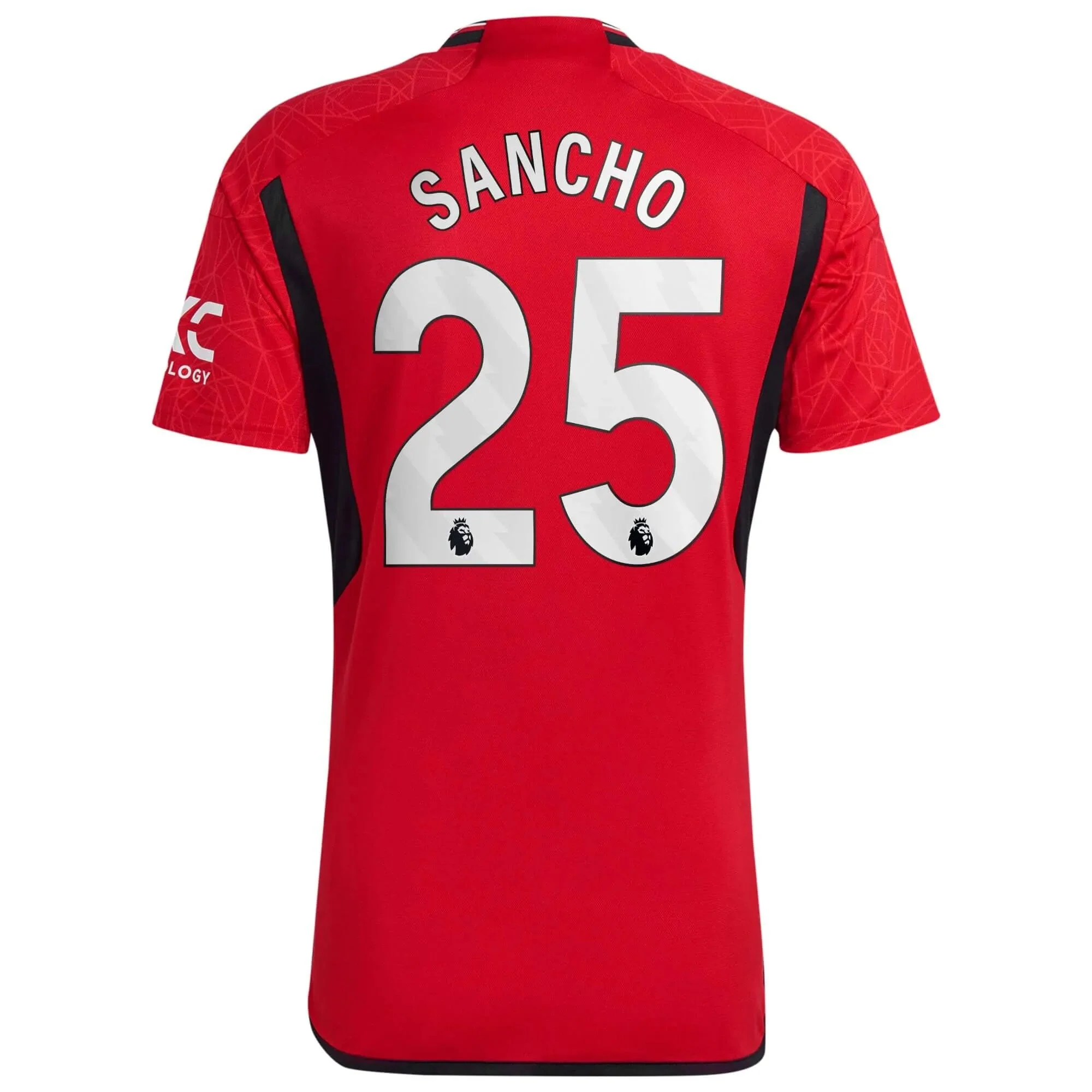 adidas 2023-24 Manchester United Men's Stadium Home Jersey - Image 7