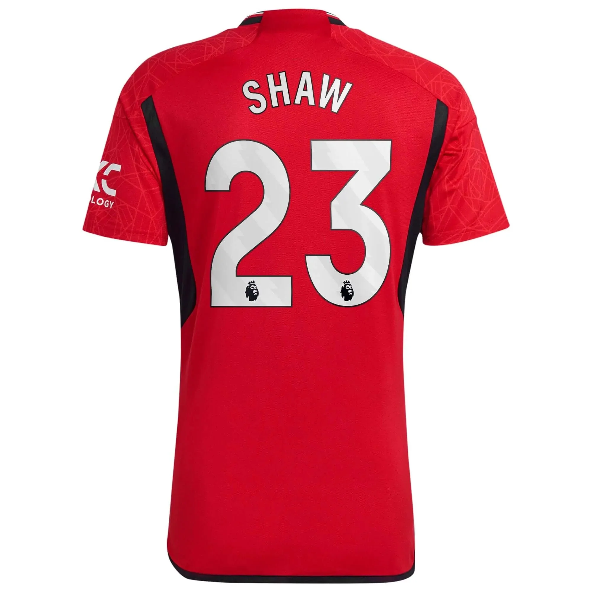 adidas 2023-24 Manchester United Men's Stadium Home Jersey - Image 8
