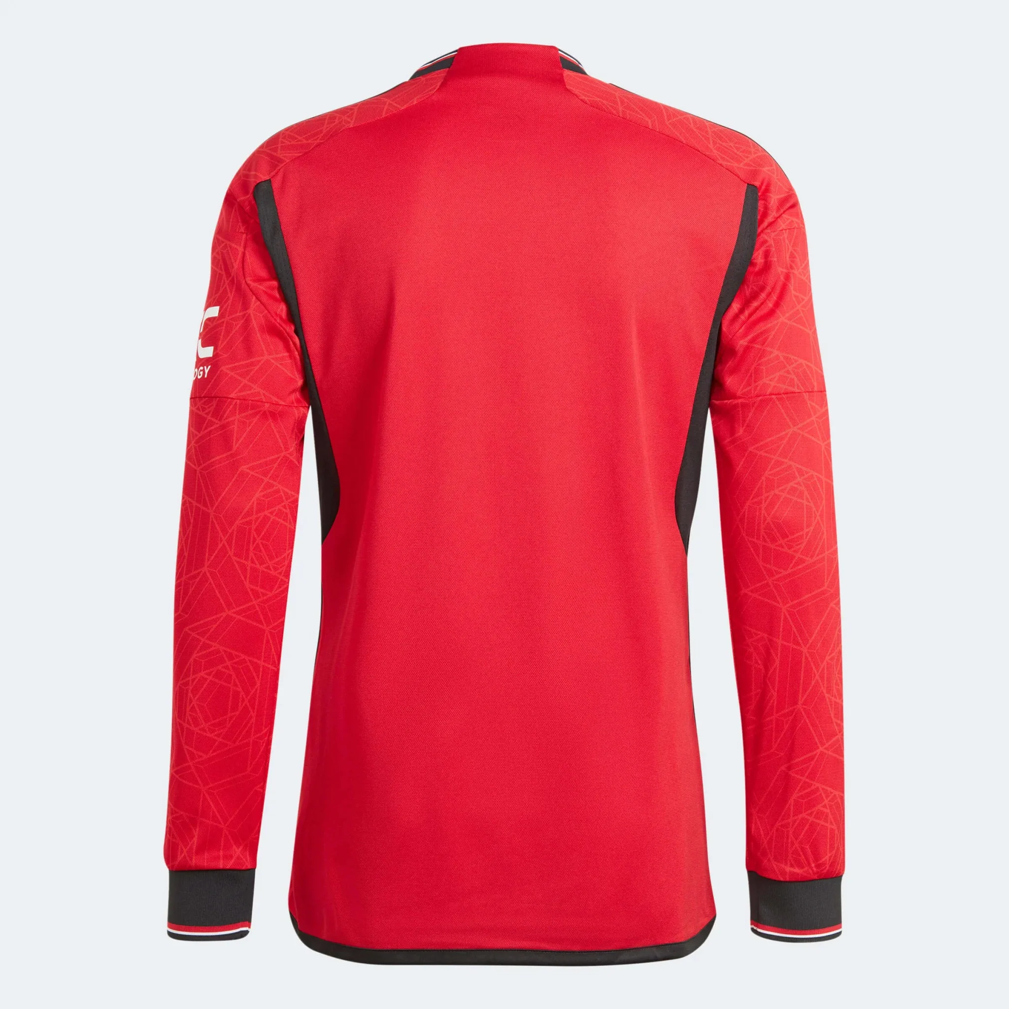 adidas 2023-24 Manchester United Men's Stadium Home Long-Sleeve Jersey - Image 5