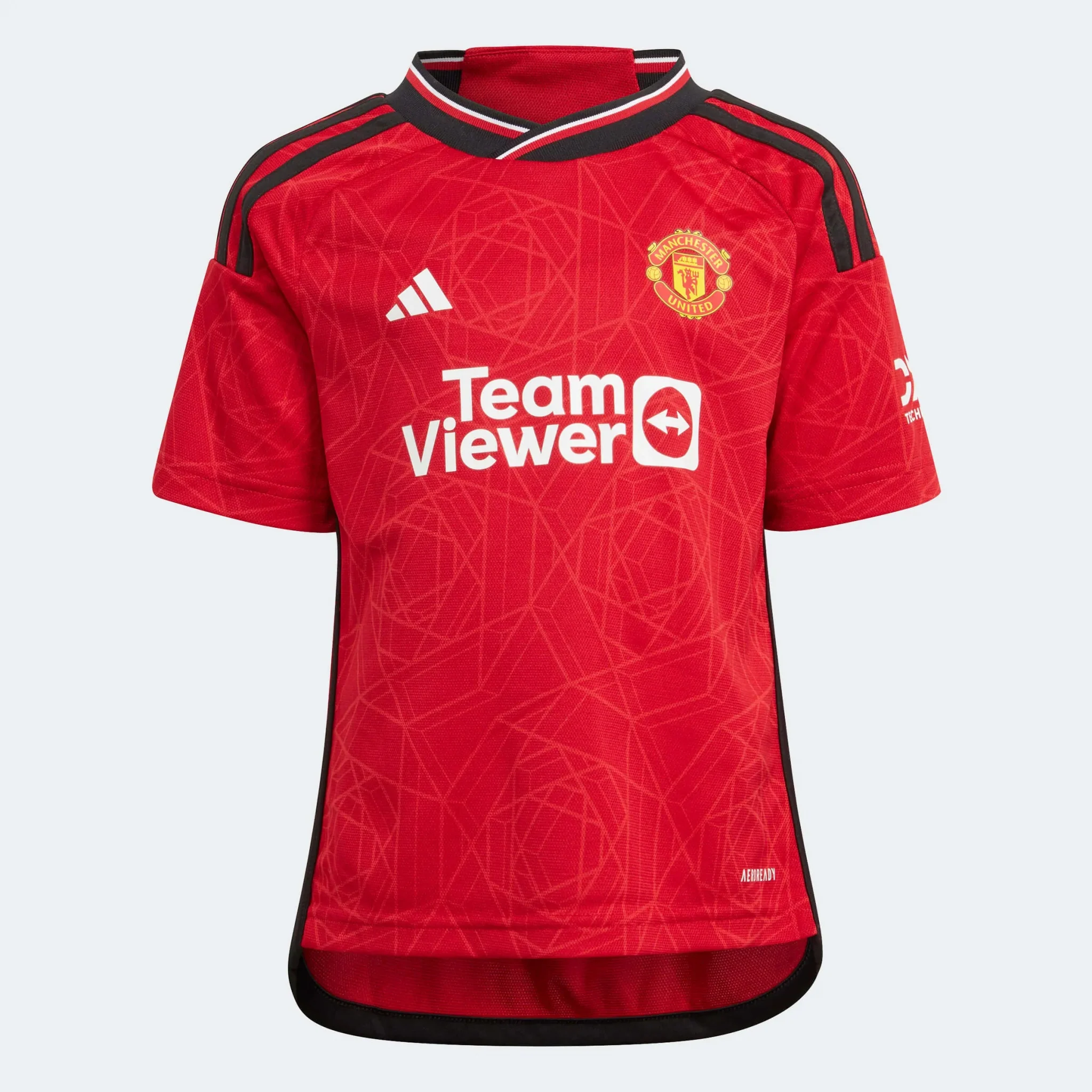 adidas 2023-24 Manchester United Toddlers Home Mini Kit - Image 2
